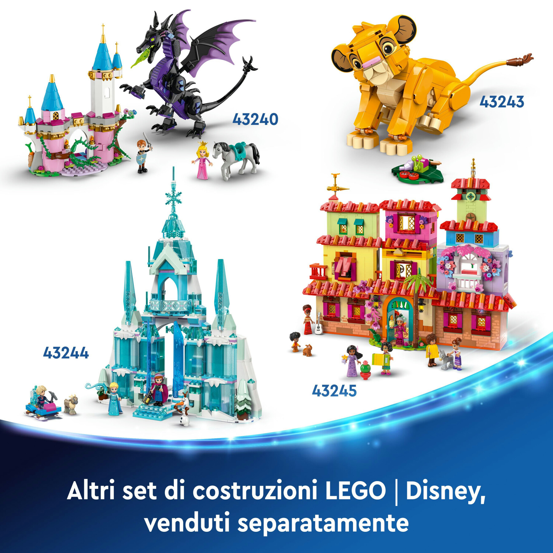 Lego ǀ disney 43276 portagioie di biancaneve giocattolo, giochi per bambini 6+ con braccialetto principesse personalizzabile - LEGO DISNEY PRINCESS