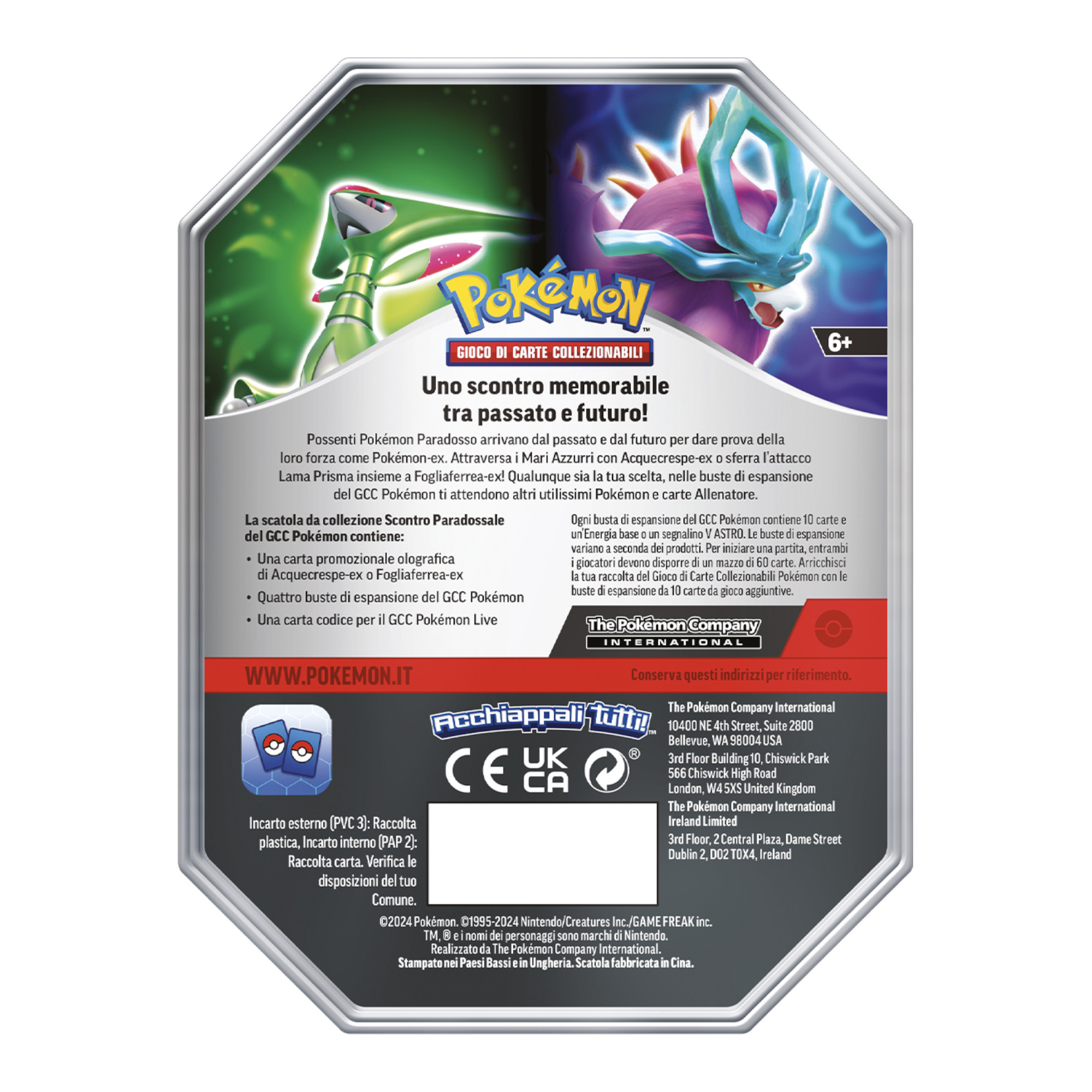 Pokemon tin da collezione scontro paradossale - POKEMON