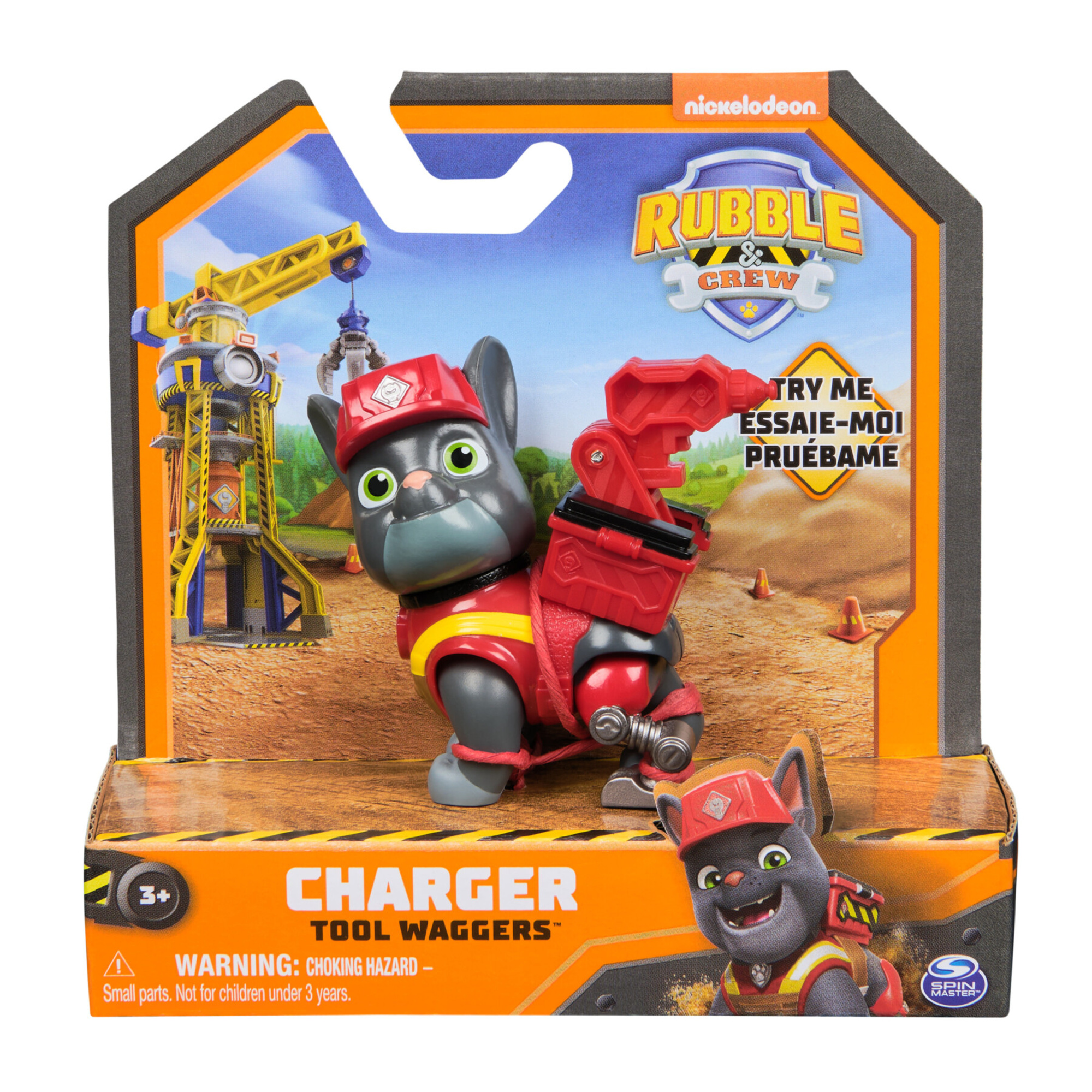 Rubble & crew, action figure charger tool wagger - Paw Patrol