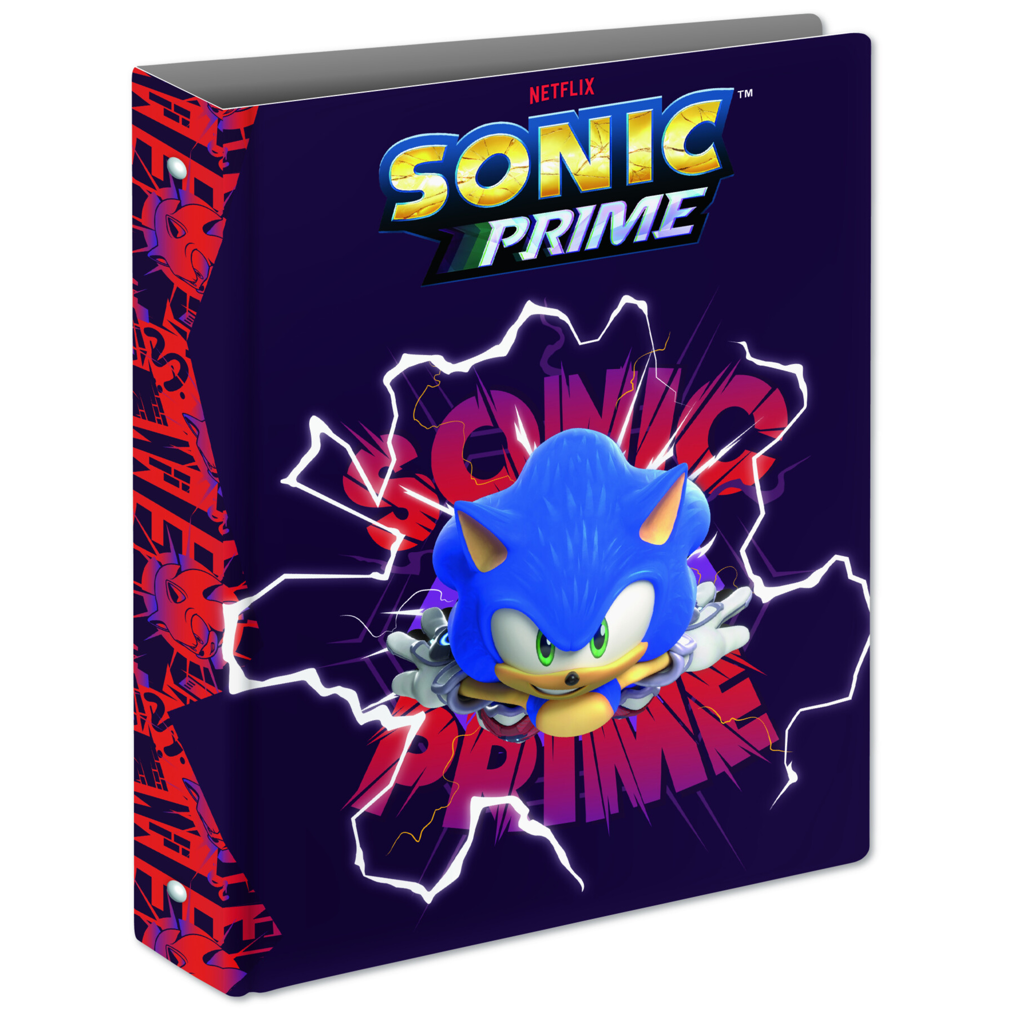 Raccoglitore con anelli a4 d30 # sonic prime - Sonic