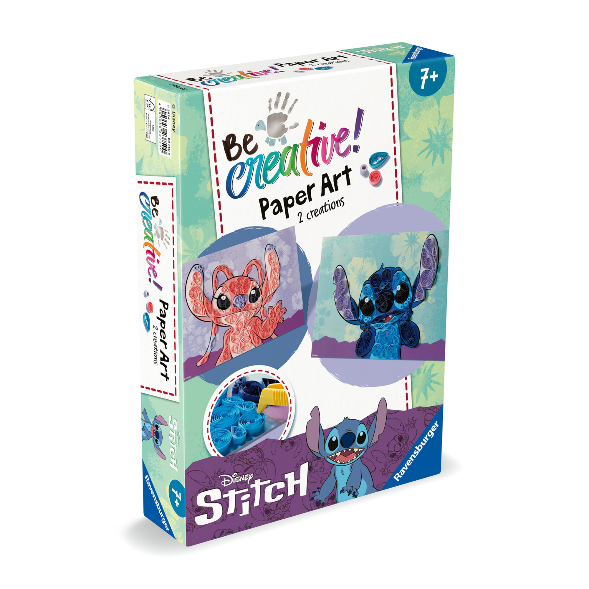 Ravensburger - be creative: paper art stich, bricolage 7+ - RAVENSBURGER