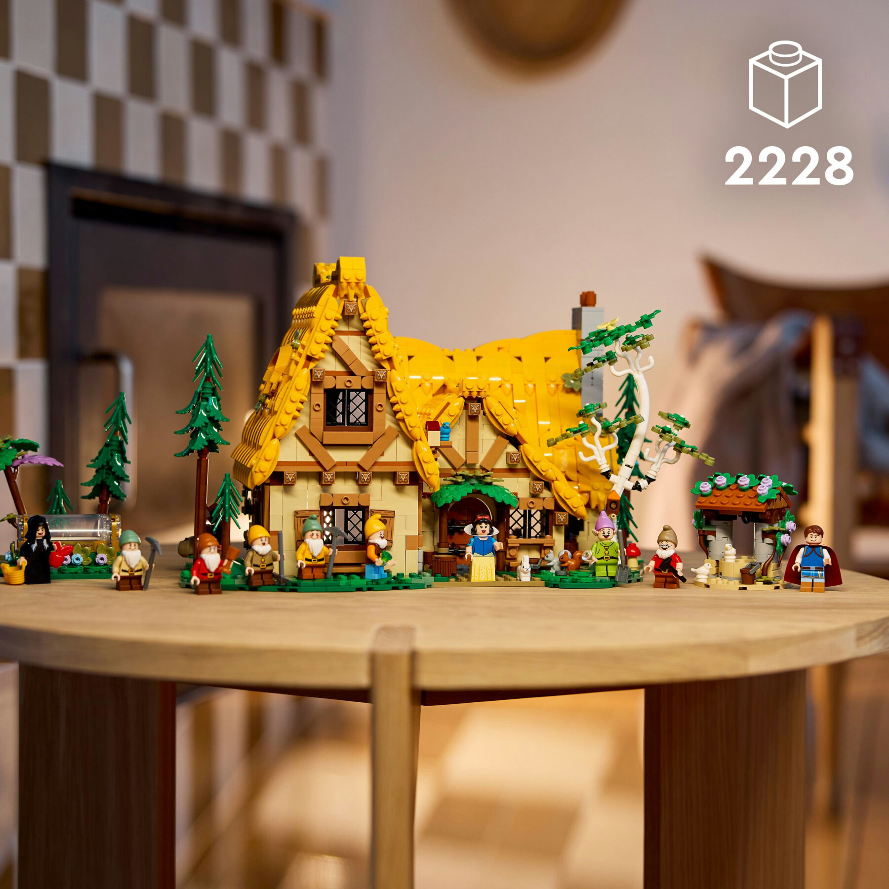 Lego disney 43242 il cottage di biancaneve e i sette nani, modellino di casa da costruire per adulti, idea regalo lei o lui - LEGO DISNEY PRINCESS