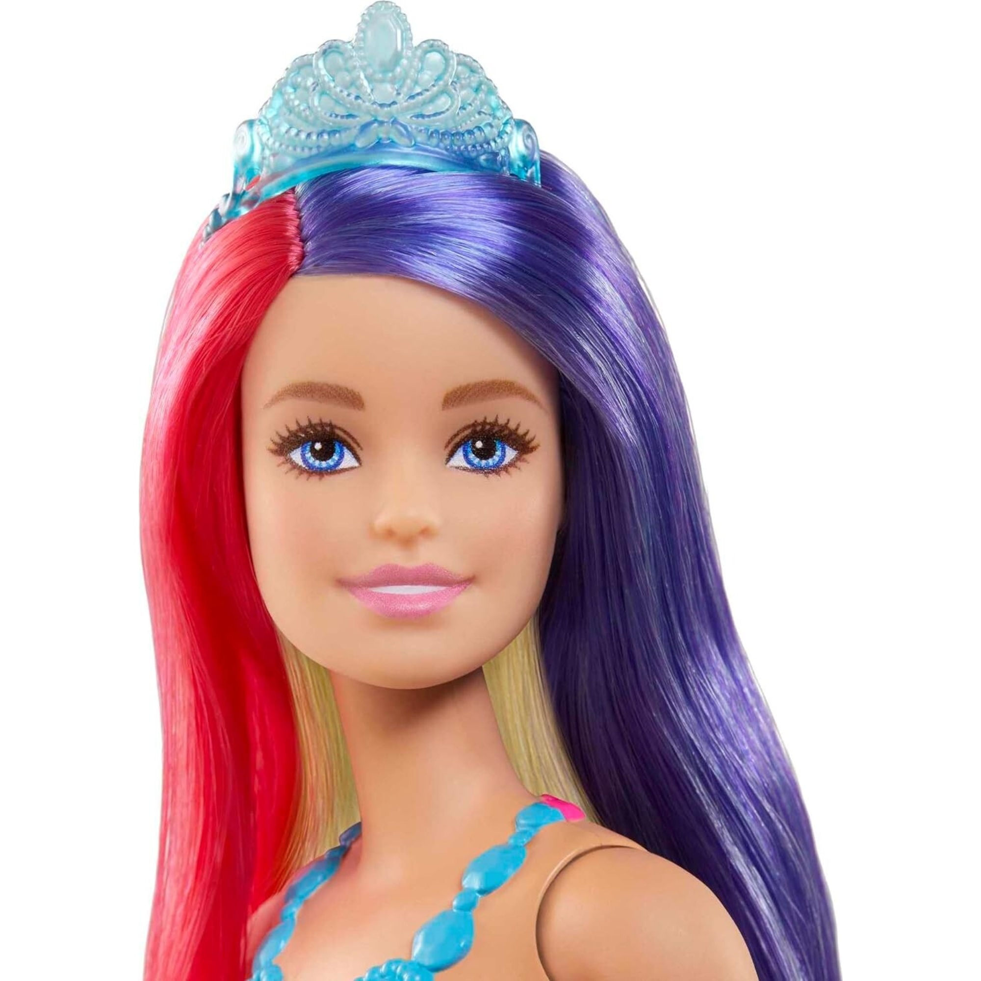 Barbie dreamtopia bambola royal da circa 30cm con lunghissimi capelli fantasia e accessori, giocattolo per bambini 3+anni - gtf38 - Barbie