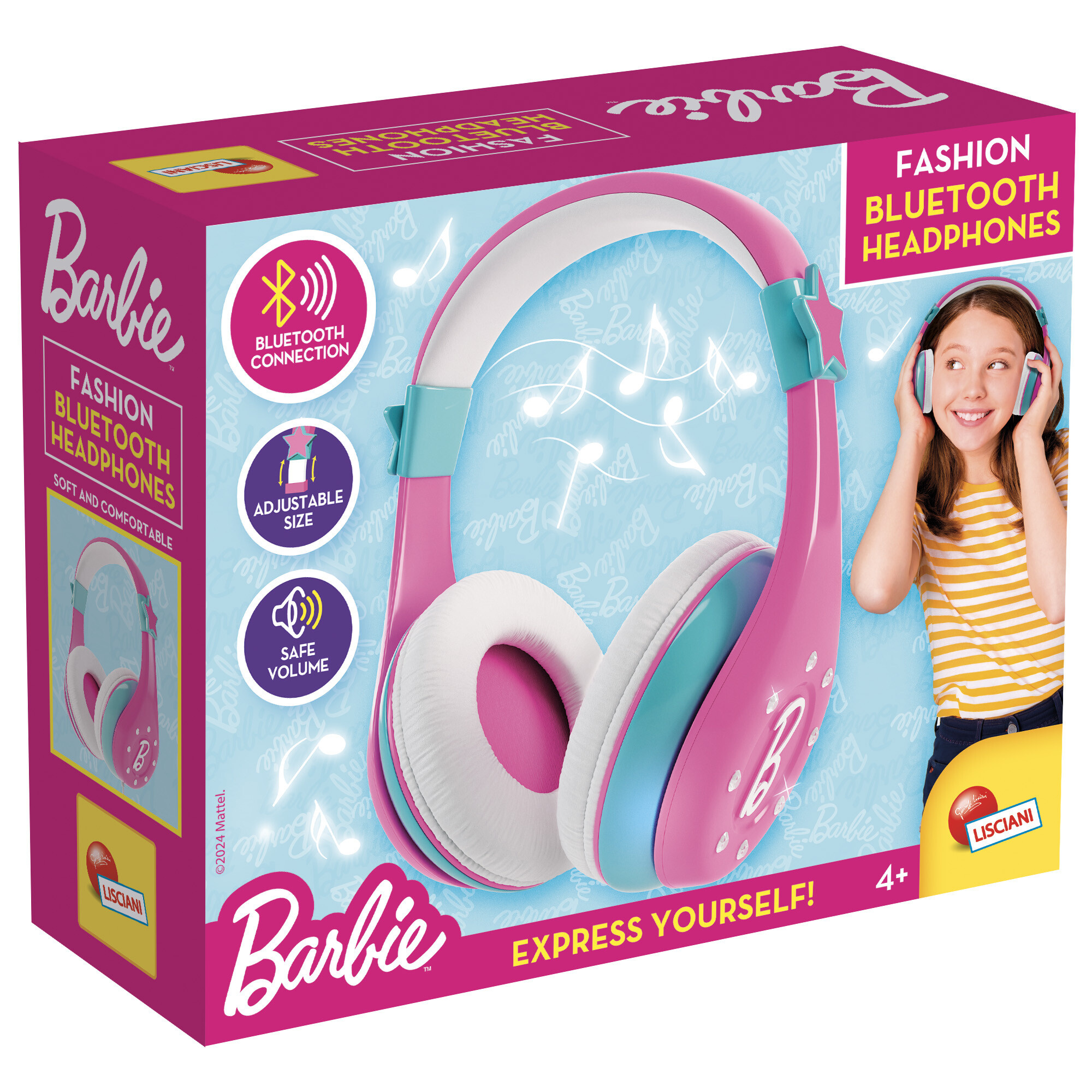 Barbie fashion bluetooth headphones - LISCIANI, Barbie