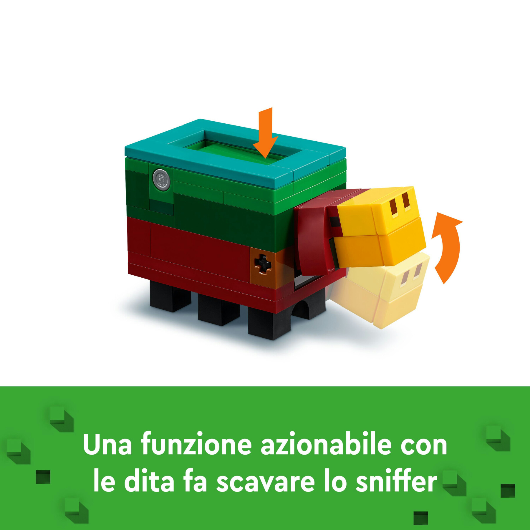 Lego minecraft 21260 il giardino del ciliegio in fiore, modello di bioma con 1 personaggio e animali, giochi per bambini 8+ - MINECRAFT