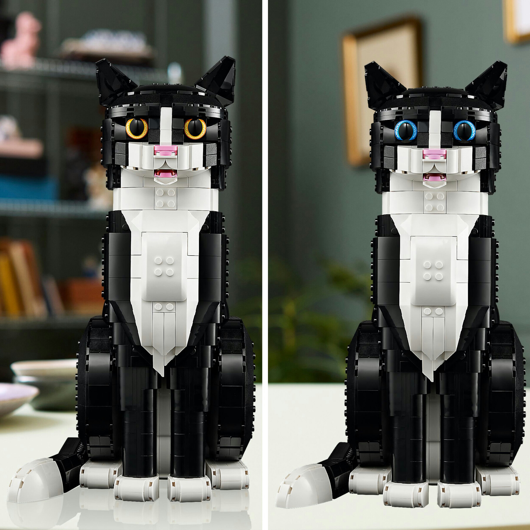 Lego ideas 21349 gatto tuxedo, kit di costruzione per adulti da collezione, idea regalo per lui o lei, decorazione per casa - LEGO IDEAS