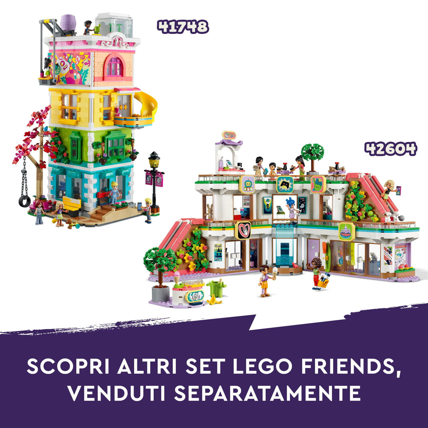 Lego friends 42636 l’asilo nido di heartlake city, giochi educativi per bambini 4+ con 6 personaggi e un coniglio, idea regalo - LEGO FRIENDS