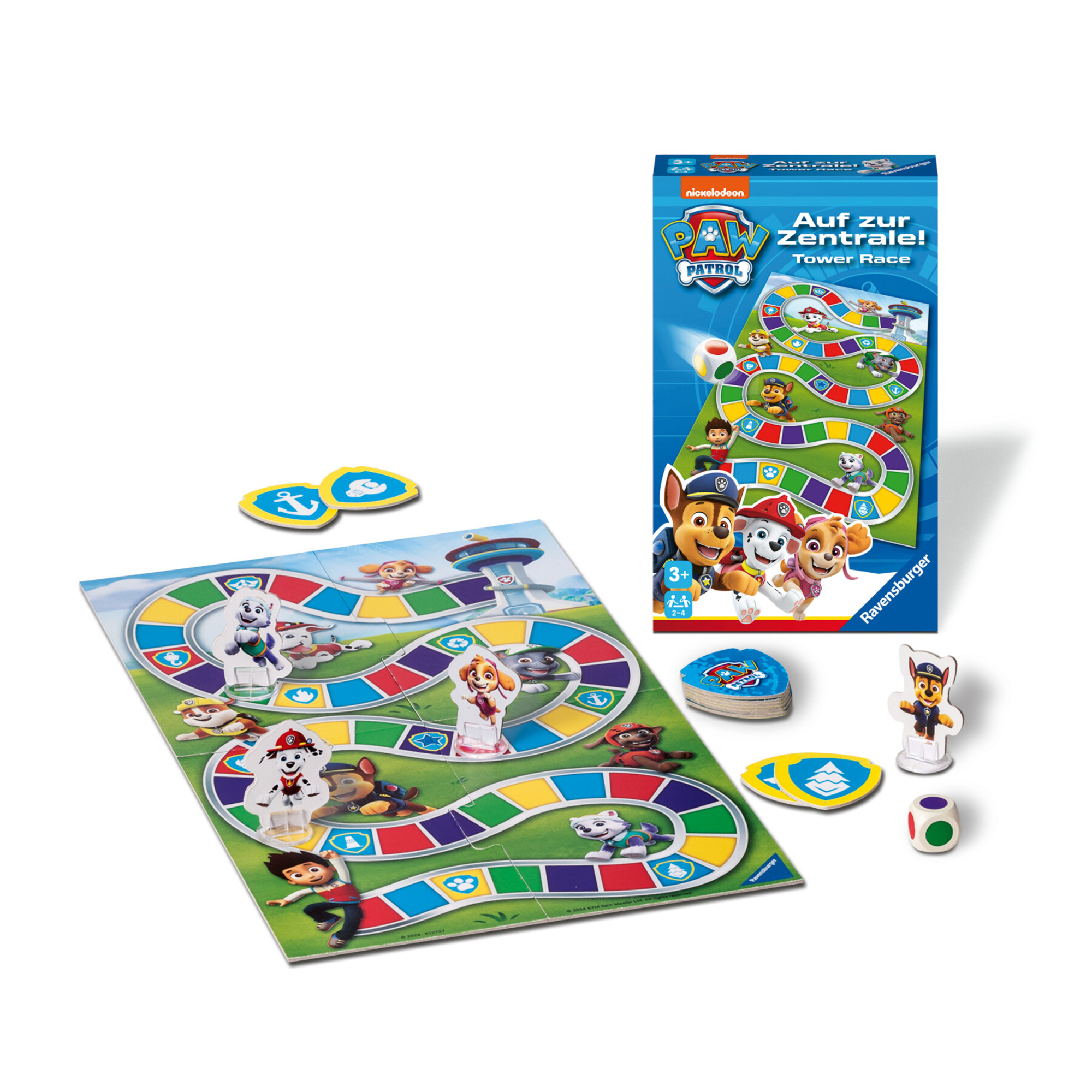 Paw patrol, gioco travel, per 2-4 giocatori, 3+ anni - RAVENSBURGER