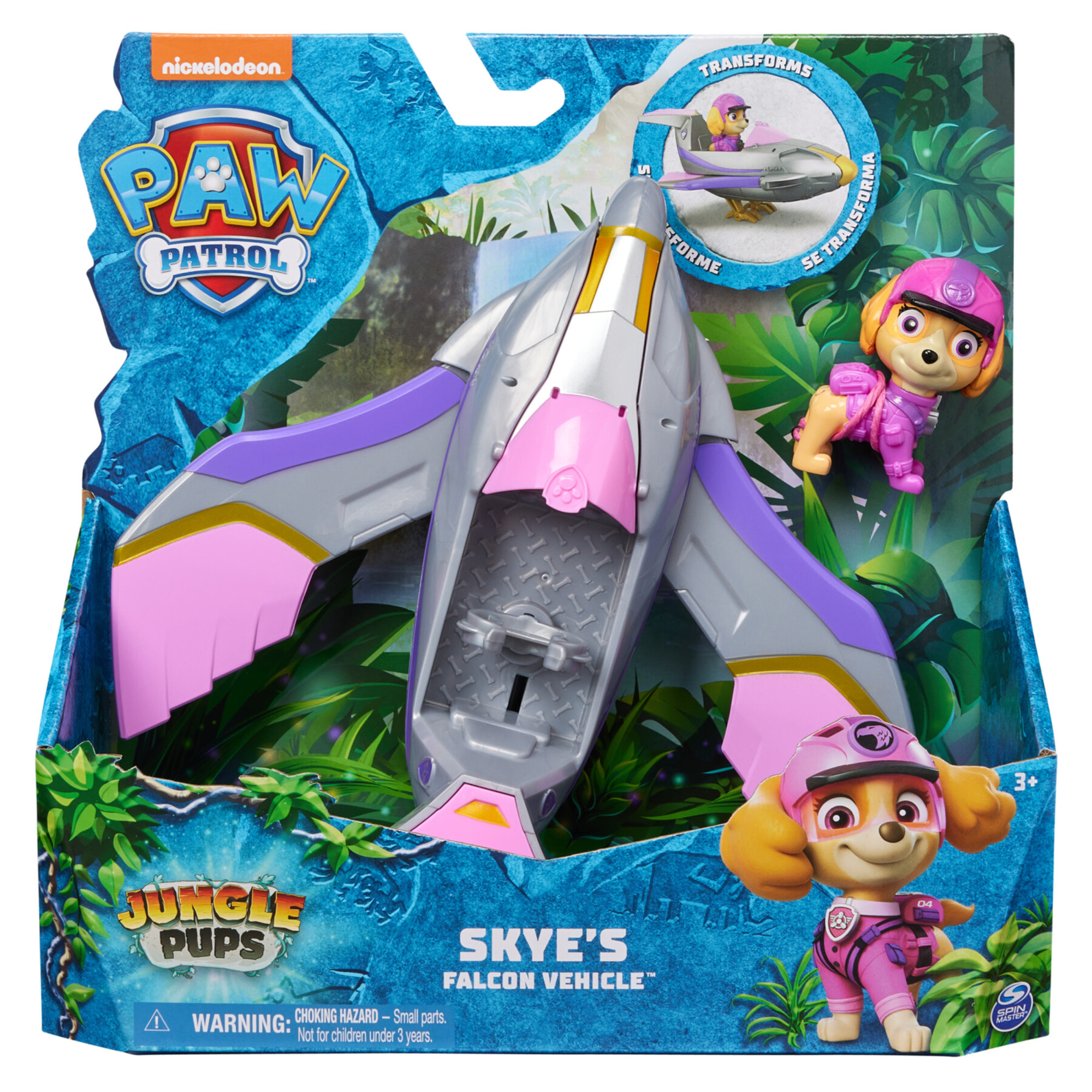 Paw patrol jungle pups, veicolo falcon di skye - Paw Patrol