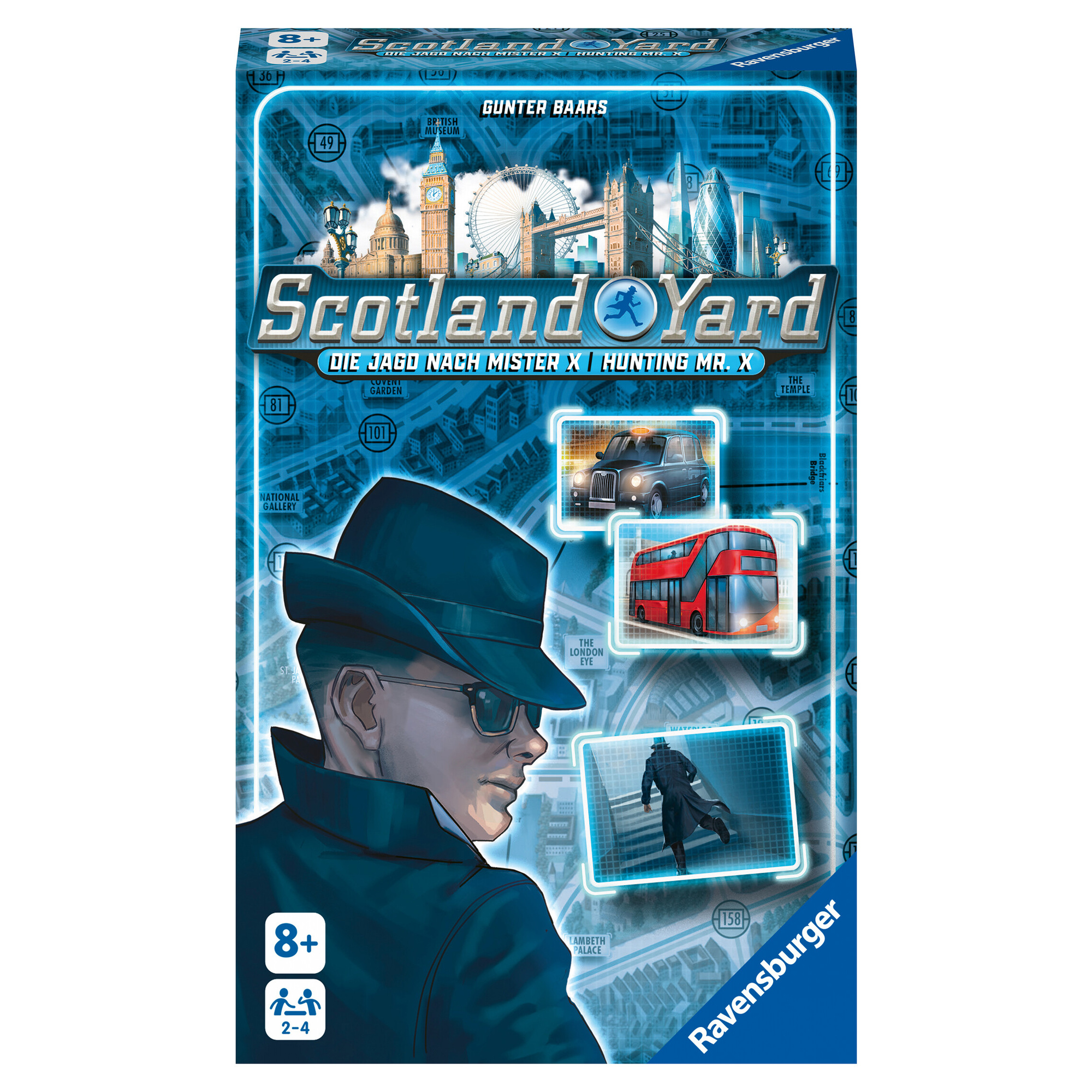 Ravensburger - scotland yard refresh bag, gioco tascabile, 2- 5 giocatori, 6+ anni - RAVENSBURGER