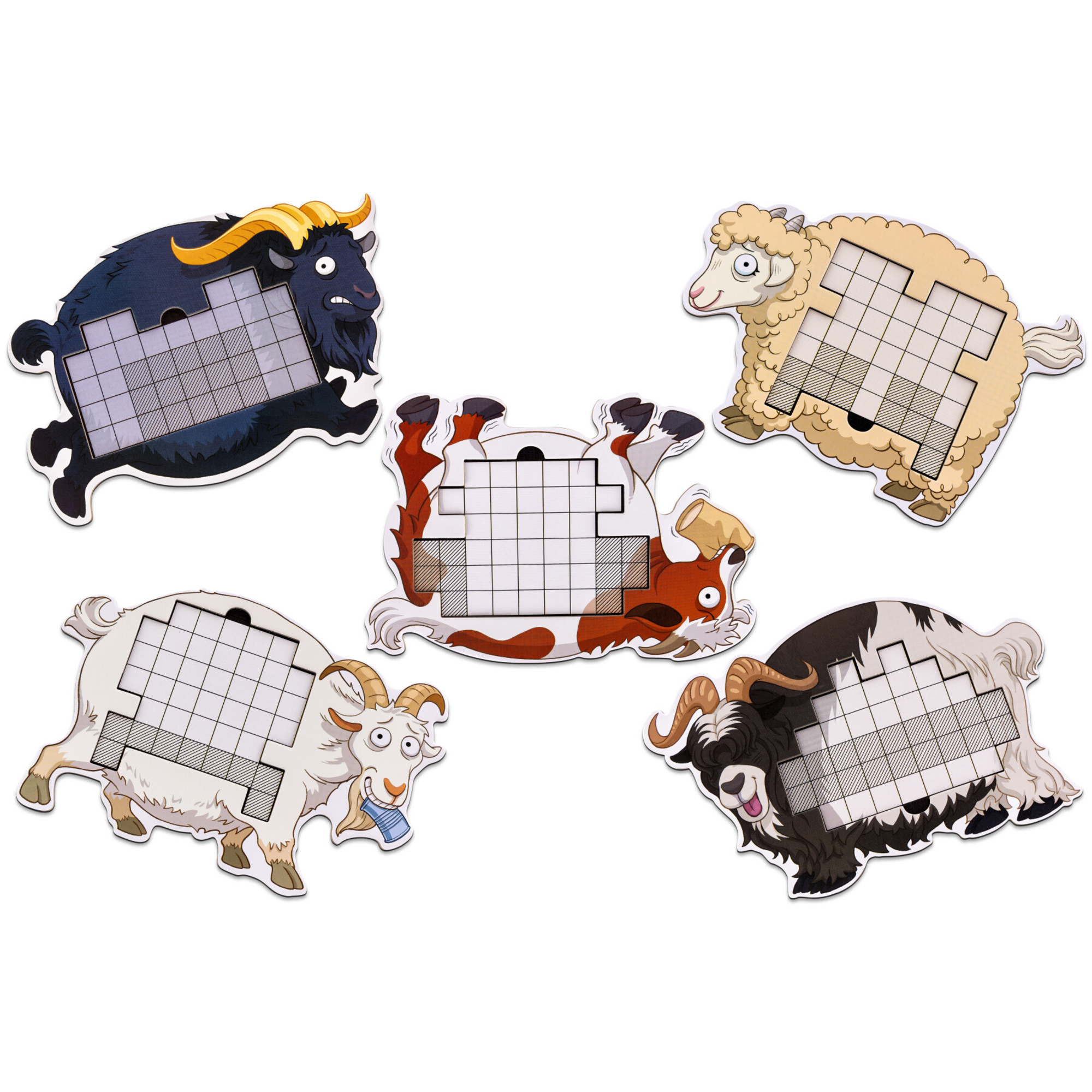 Thinkfun - goat's day out, gioco di strategia, gioco da tavolo, età 8+ anni - THINKFUN