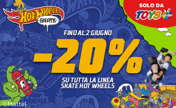 -20% sulle linee Skate Hot Wheels