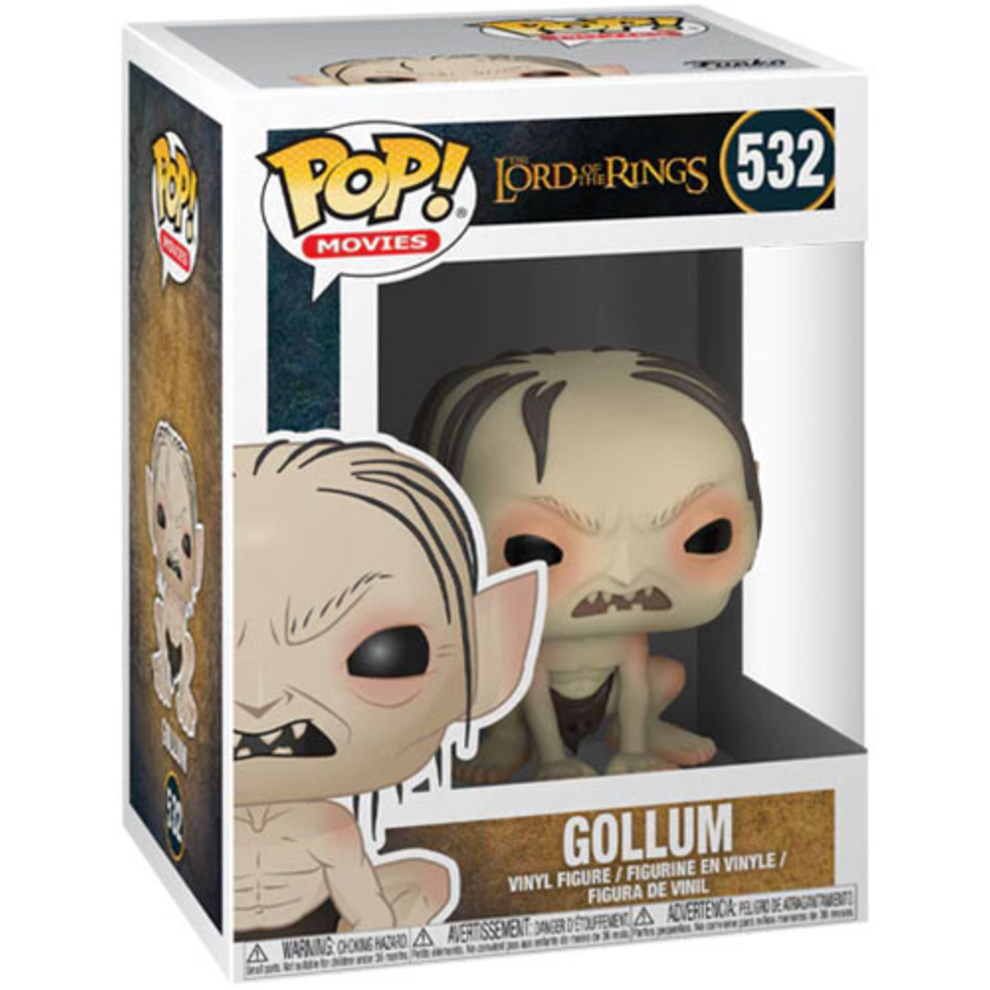 Funko pop il signore degli anelli gollum w/chase 532 - SIGNORE DEGLI ANELLI