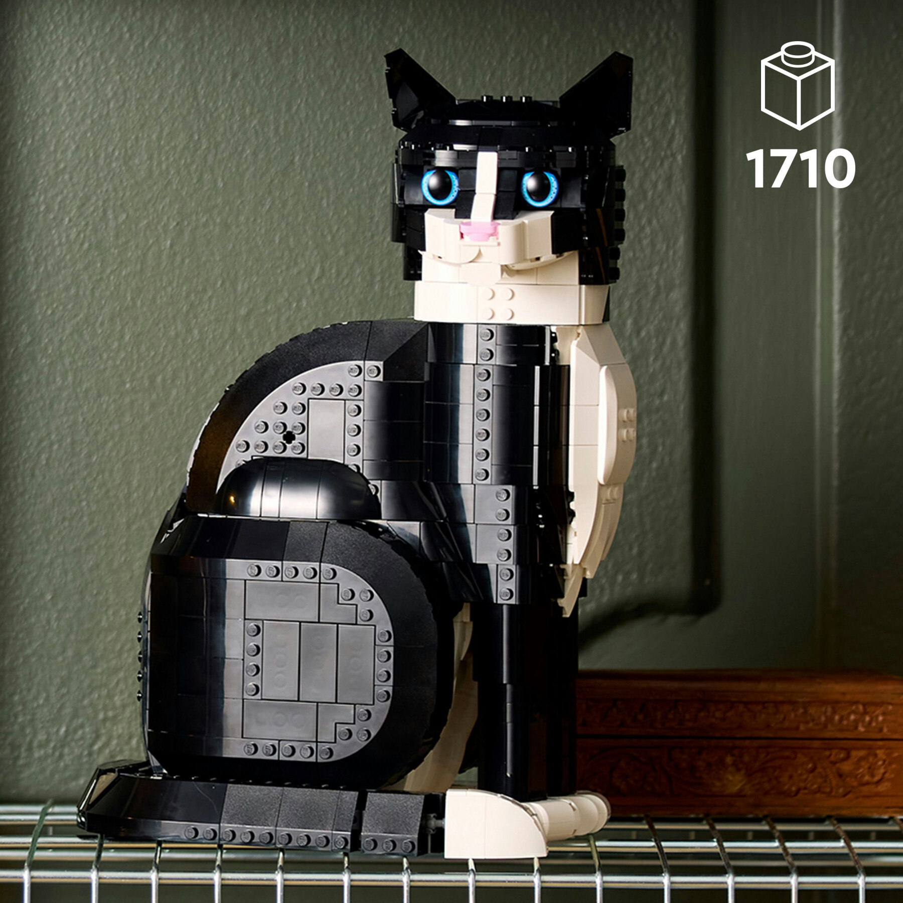 Lego ideas 21349 gatto tuxedo, kit di costruzione per adulti da collezione, idea regalo per lui o lei, decorazione per casa - LEGO IDEAS