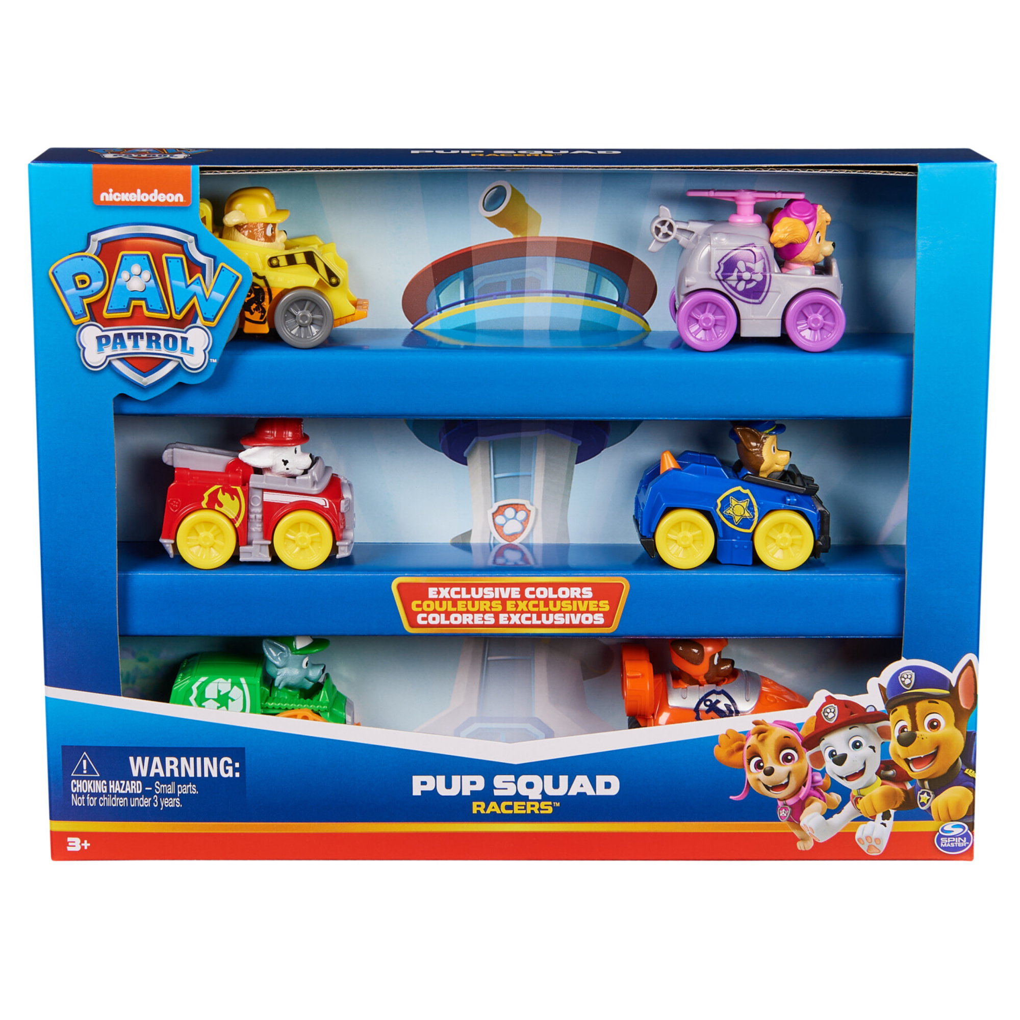 Paw patrol: pup squad racers, set con 6 veicoli - Paw Patrol