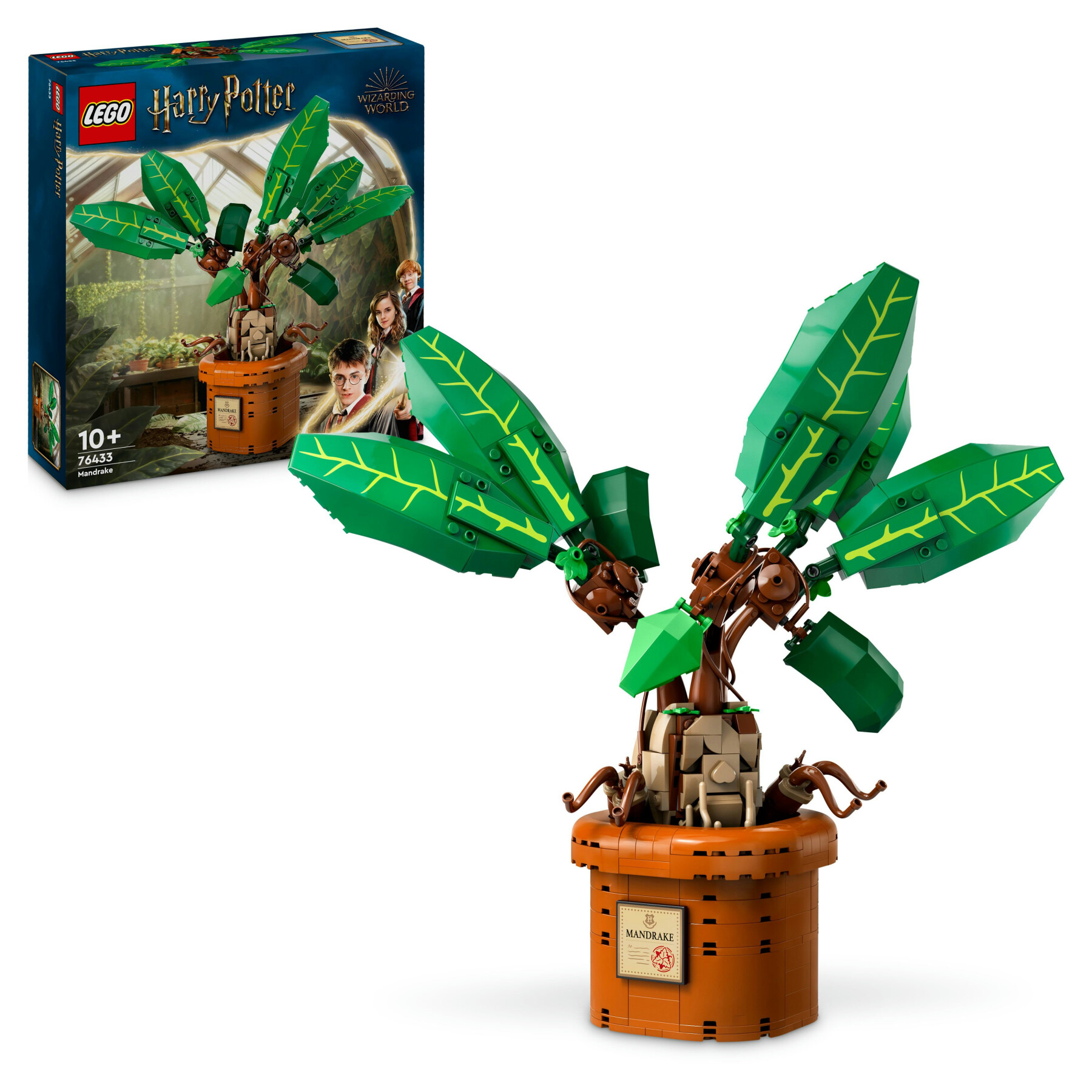 Lego harry potter 76433 mandragola, personaggio giocattolo da costruire con arti mobili, giochi per bambini10+ da collezione - LEGO® Harry Potter™