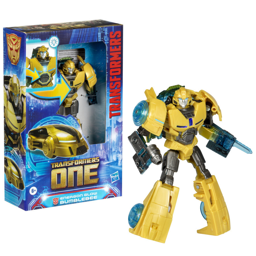 Hasbro transformers one, energon glow bumblebee (b-127), action figure per bambini, ai 6 anni in su - Transformers