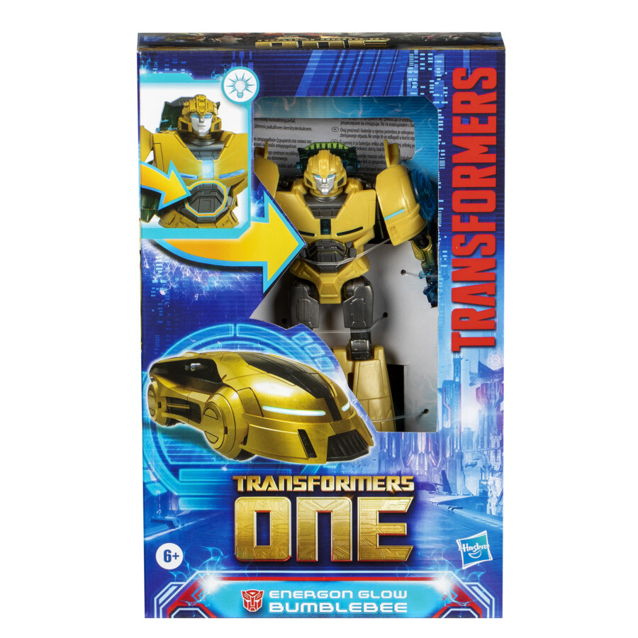 Hasbro transformers one, energon glow bumblebee (b-127), action figure per bambini, ai 6 anni in su - Transformers