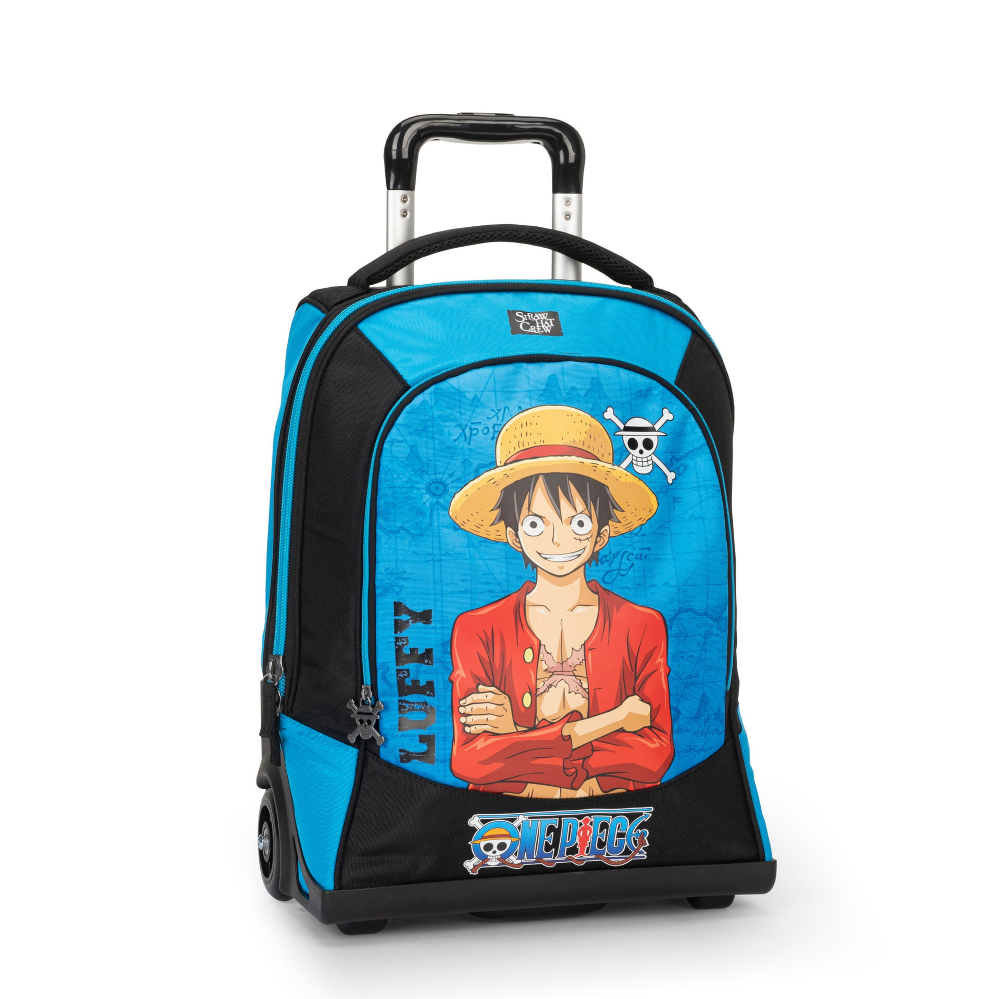 Zaino scuola trolley premium one piece 2024/2025 azzurro - 