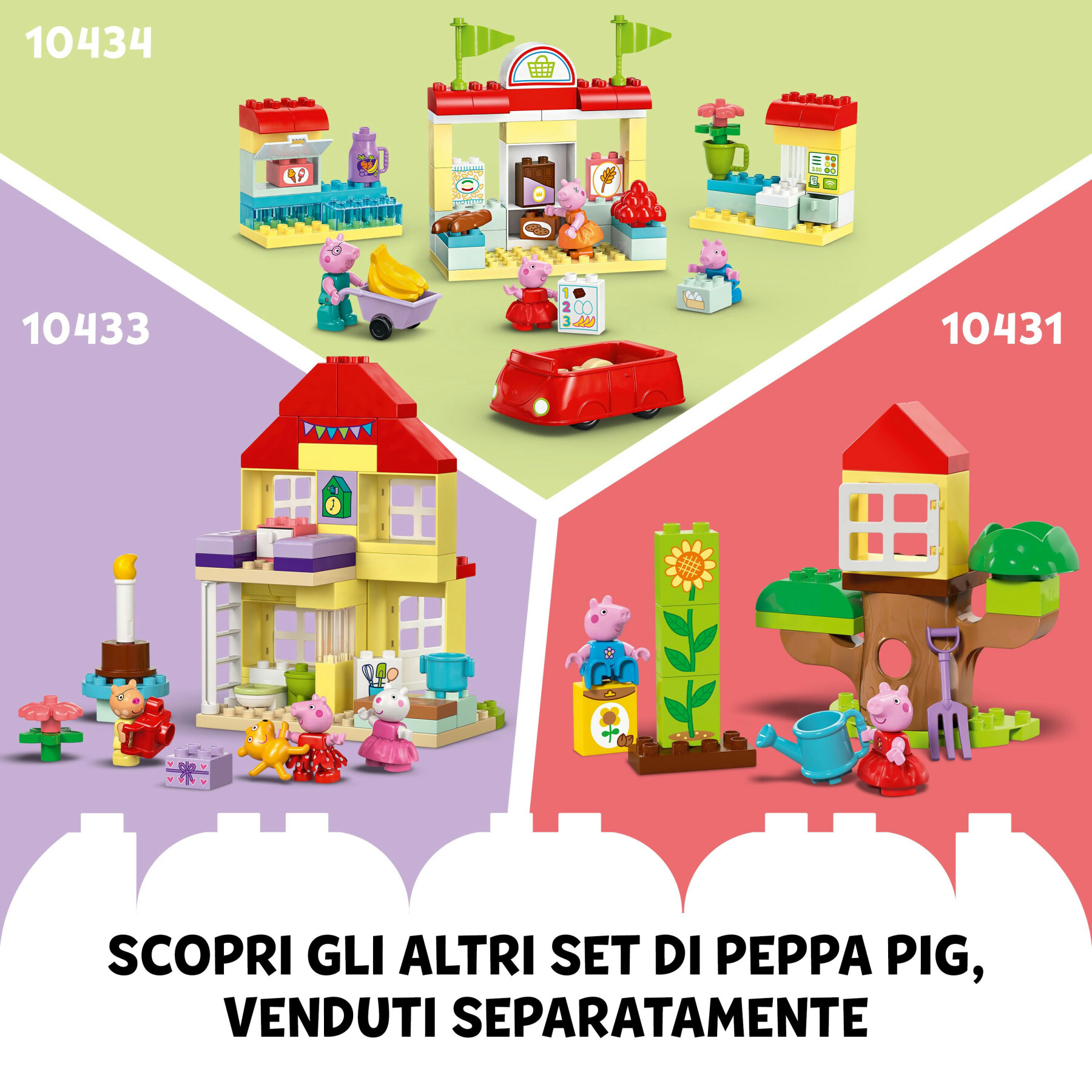 Lego duplo 10432 viaggio in barca di peppa pig, giochi educativi per bambini 2+ con 2 personaggi, idea regalo di compleanno - LEGO DUPLO, PEPPA PIG