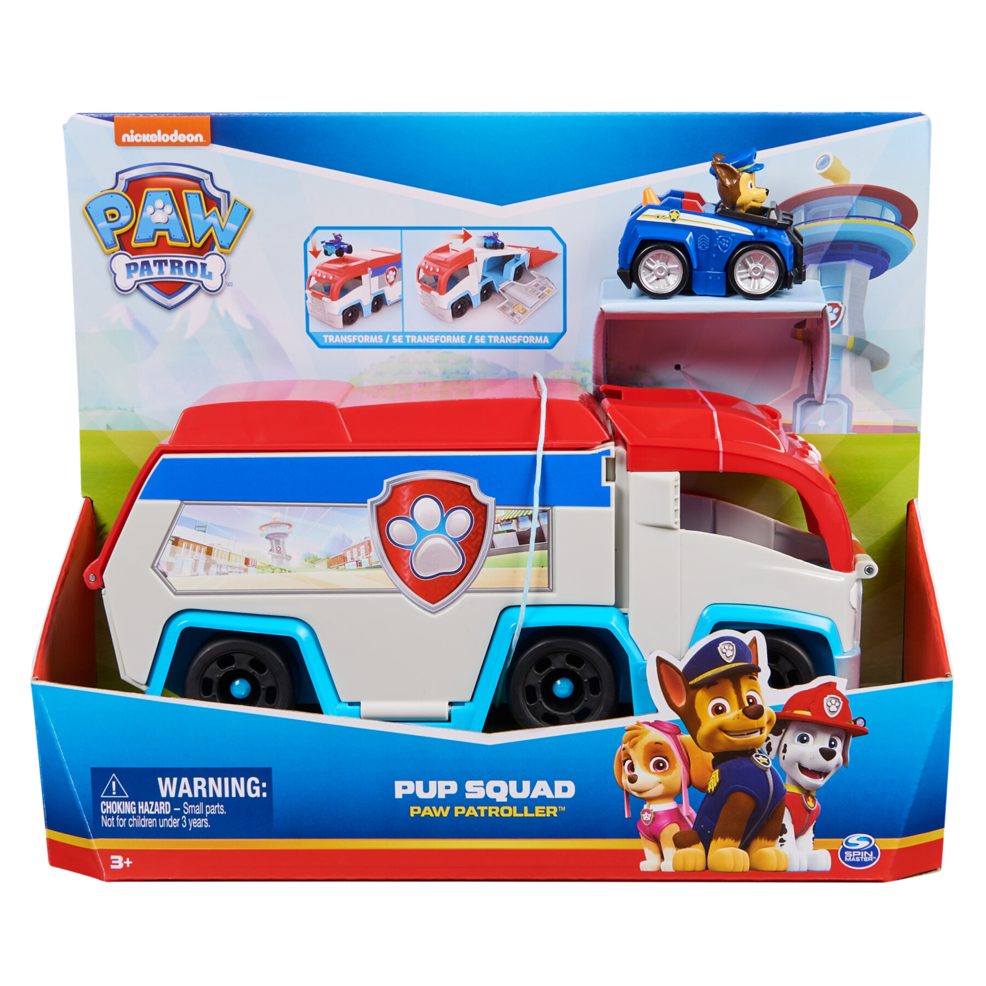 Paw patrol: pup squad patroller, con auto di chase - Paw Patrol