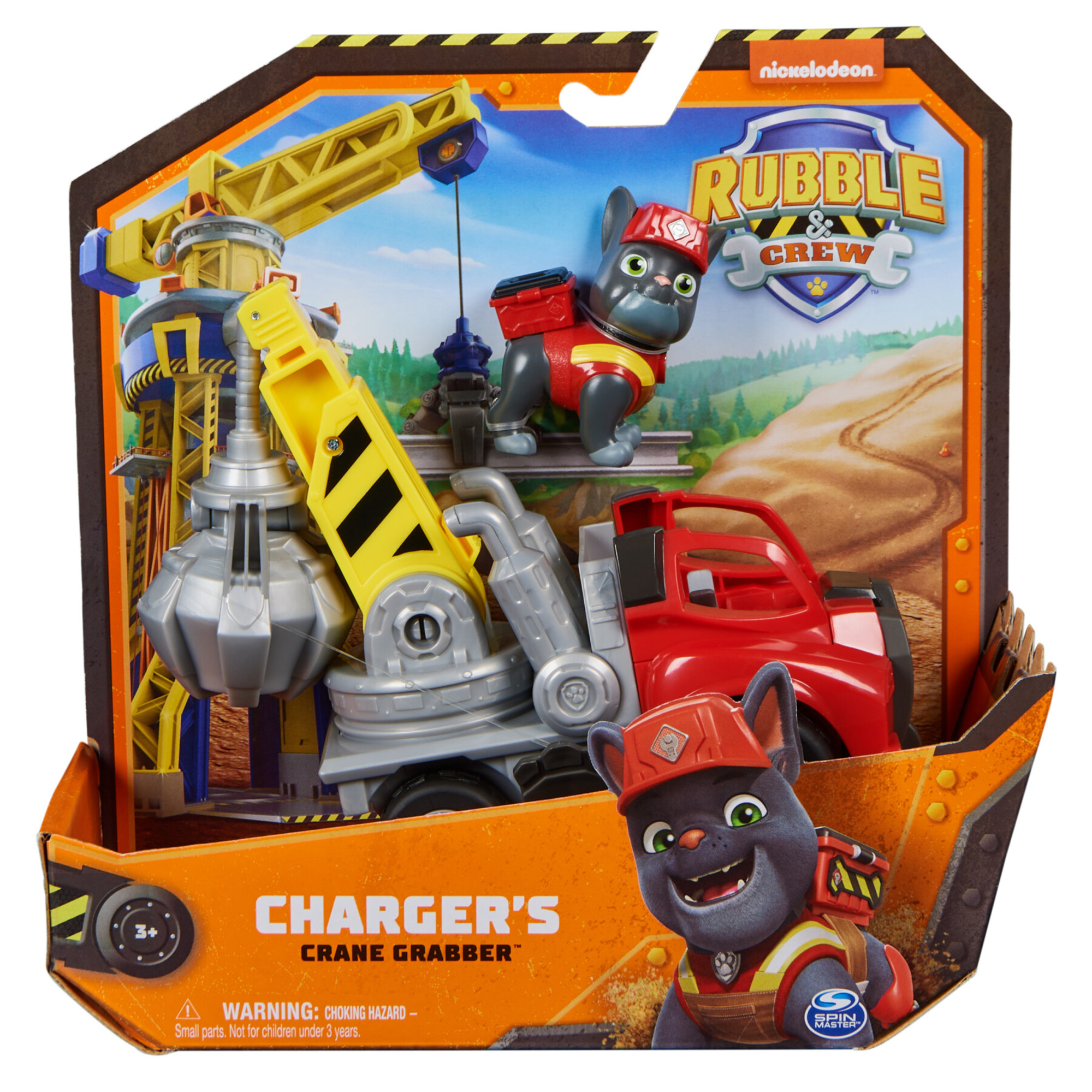 Rubble & crew, camion charger's crane grabber - Paw Patrol