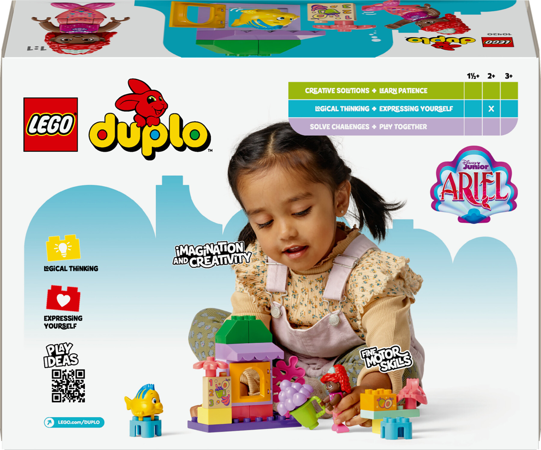 Lego duplo | disney 10420 il chiosco del caffè di ariel e flounder, giocattolo della sirenetta, giochi educativi bambini 2+ - LEGO DUPLO