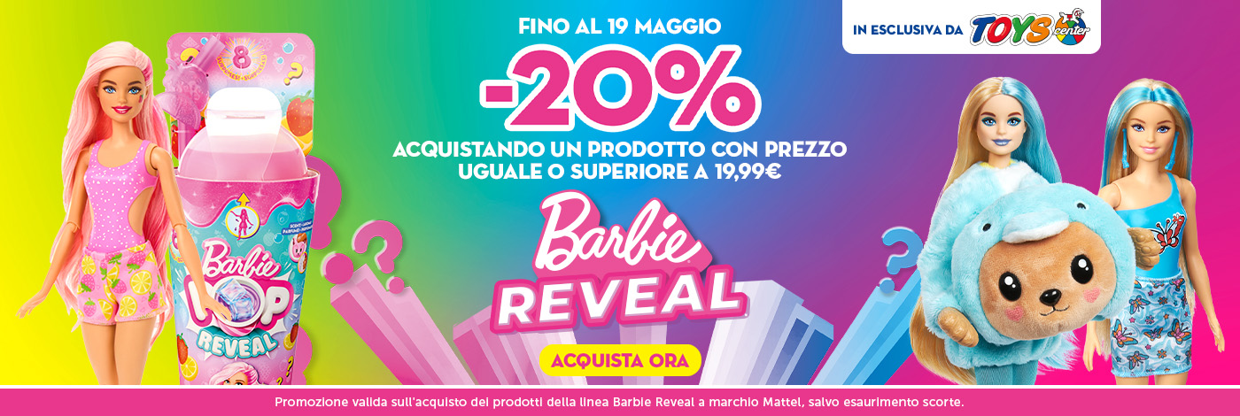 Barbie reveal 20%