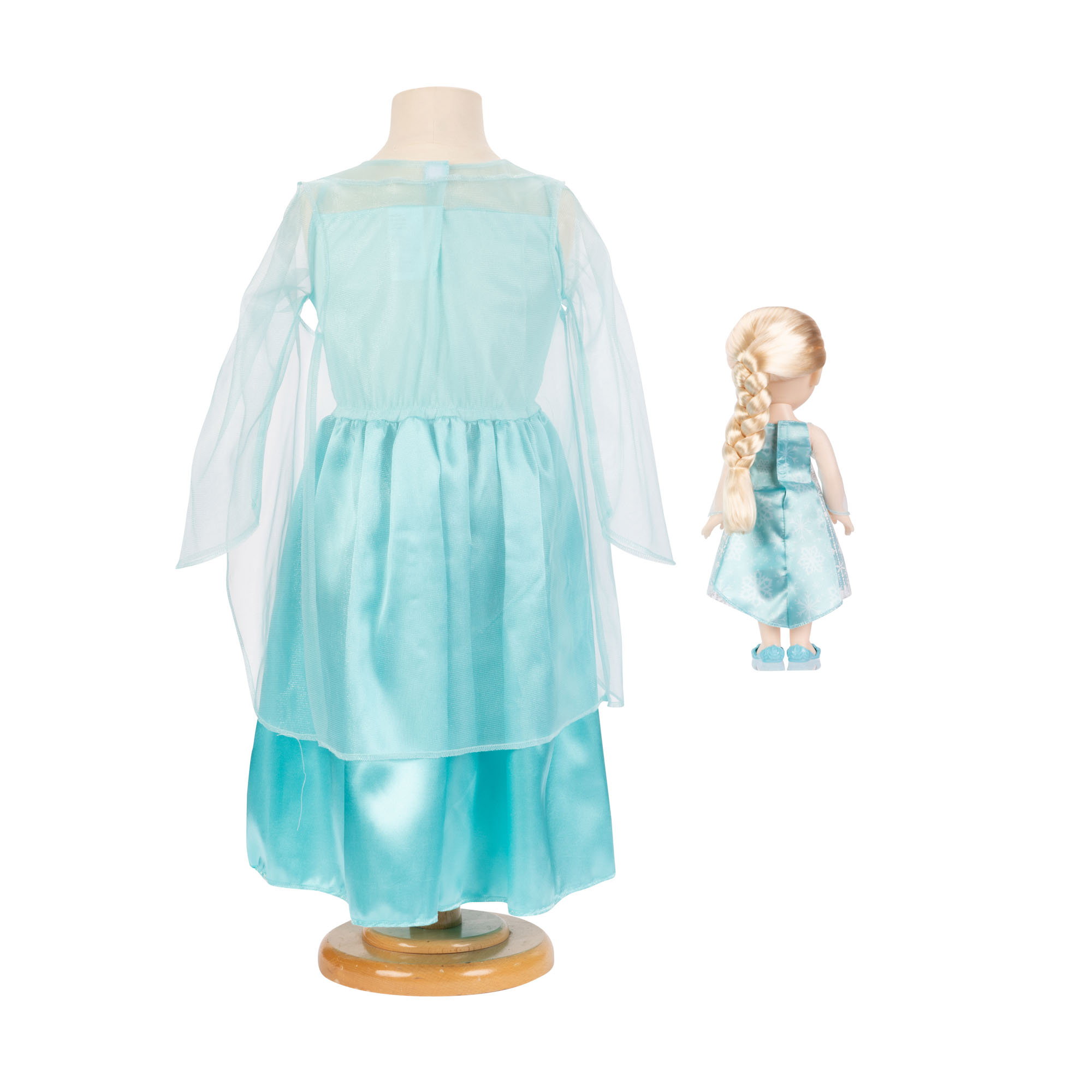 Frozen bambola elsa con bellissimo vestito vestitevi insieme a elsa per un'avventura di frozen. l'abito veste le taglie 4-6 anni - Frozen