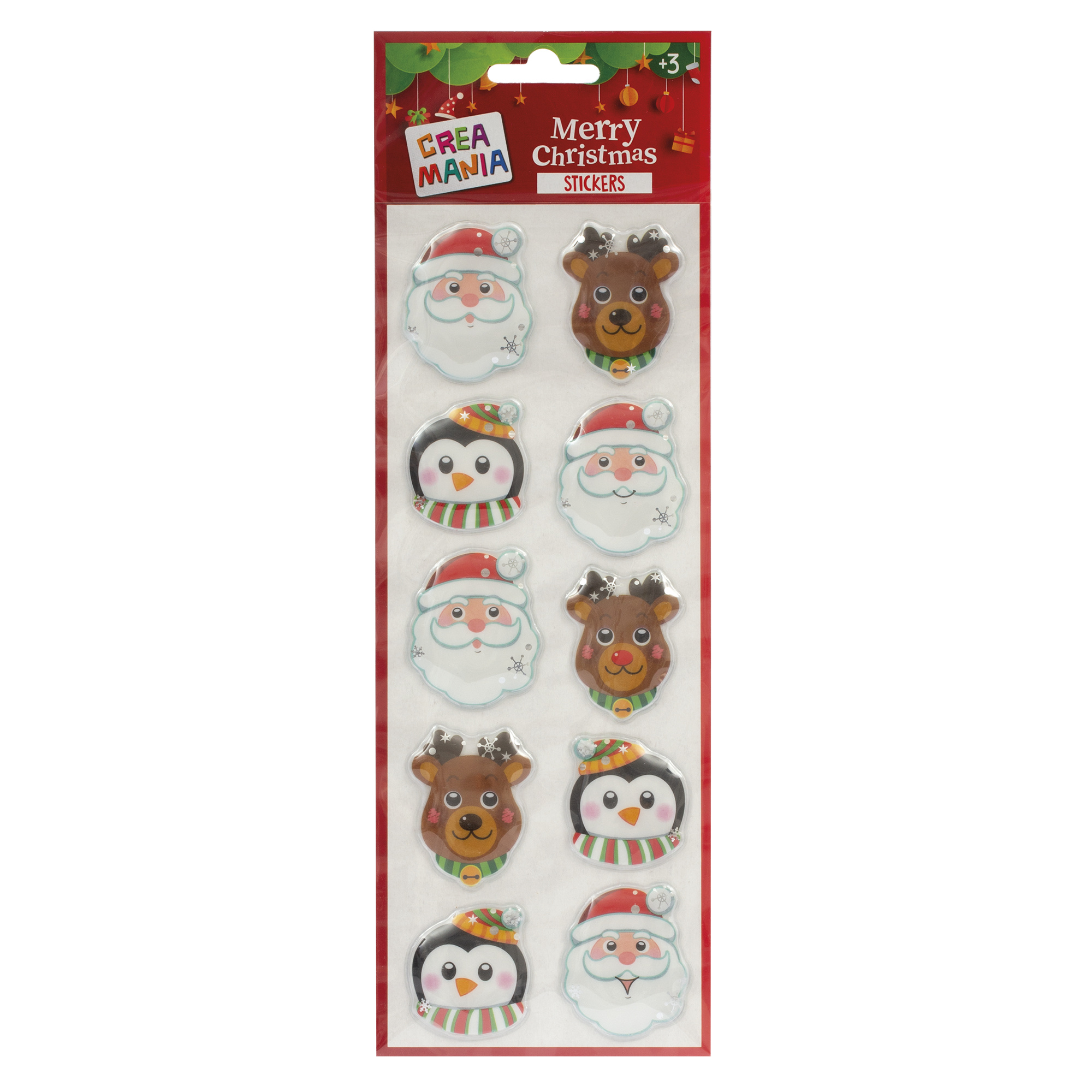 Christmas stickers 3d - 