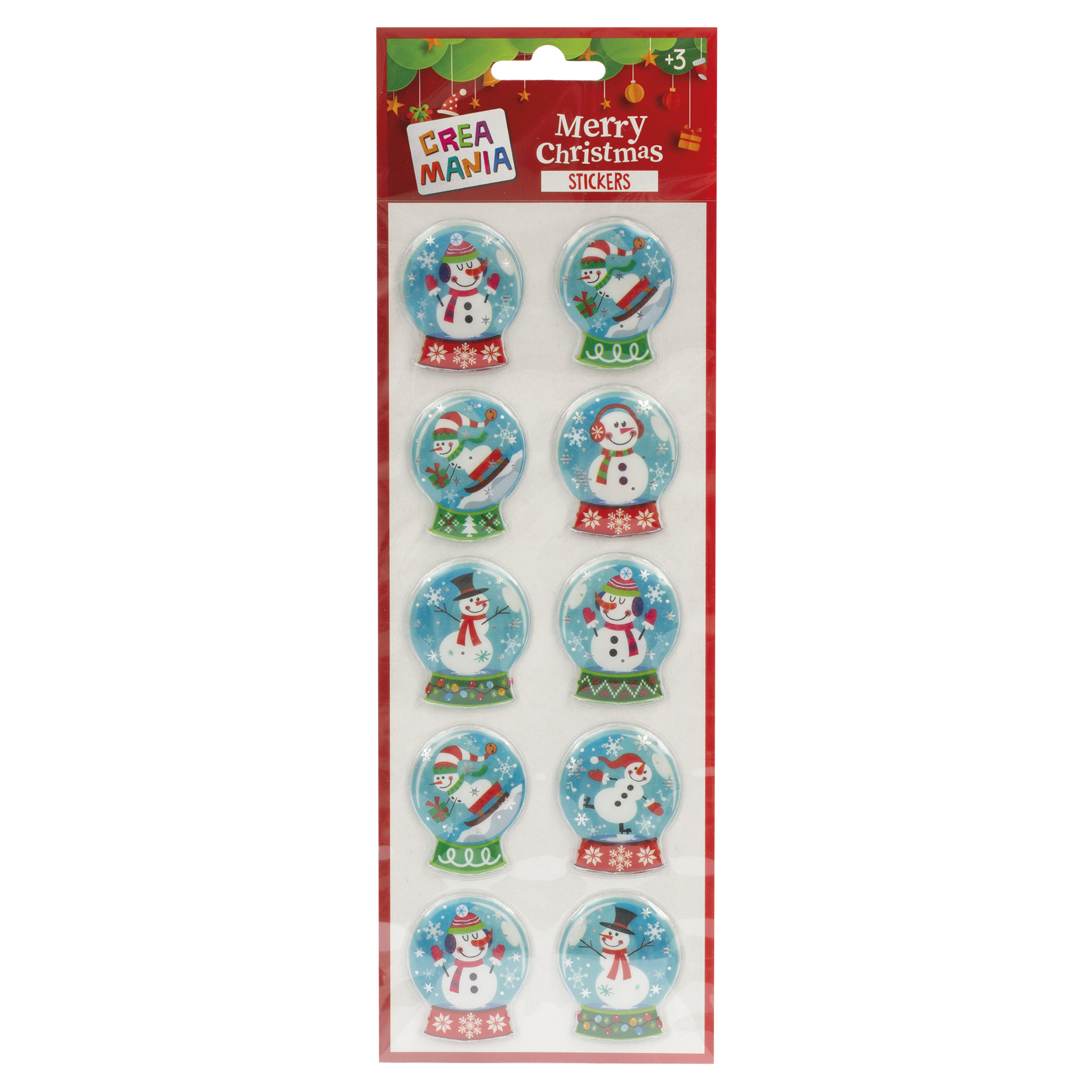 Christmas stickers 3d - 