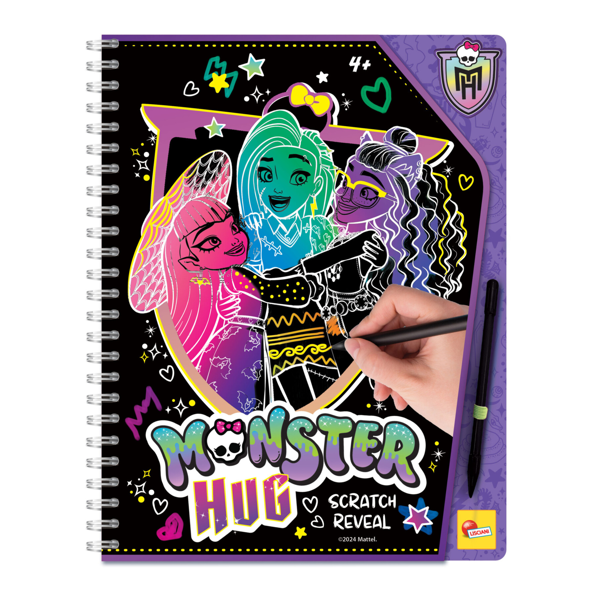 Monster high sketchbook monster hug scratch reveal - LISCIANI, Monster High