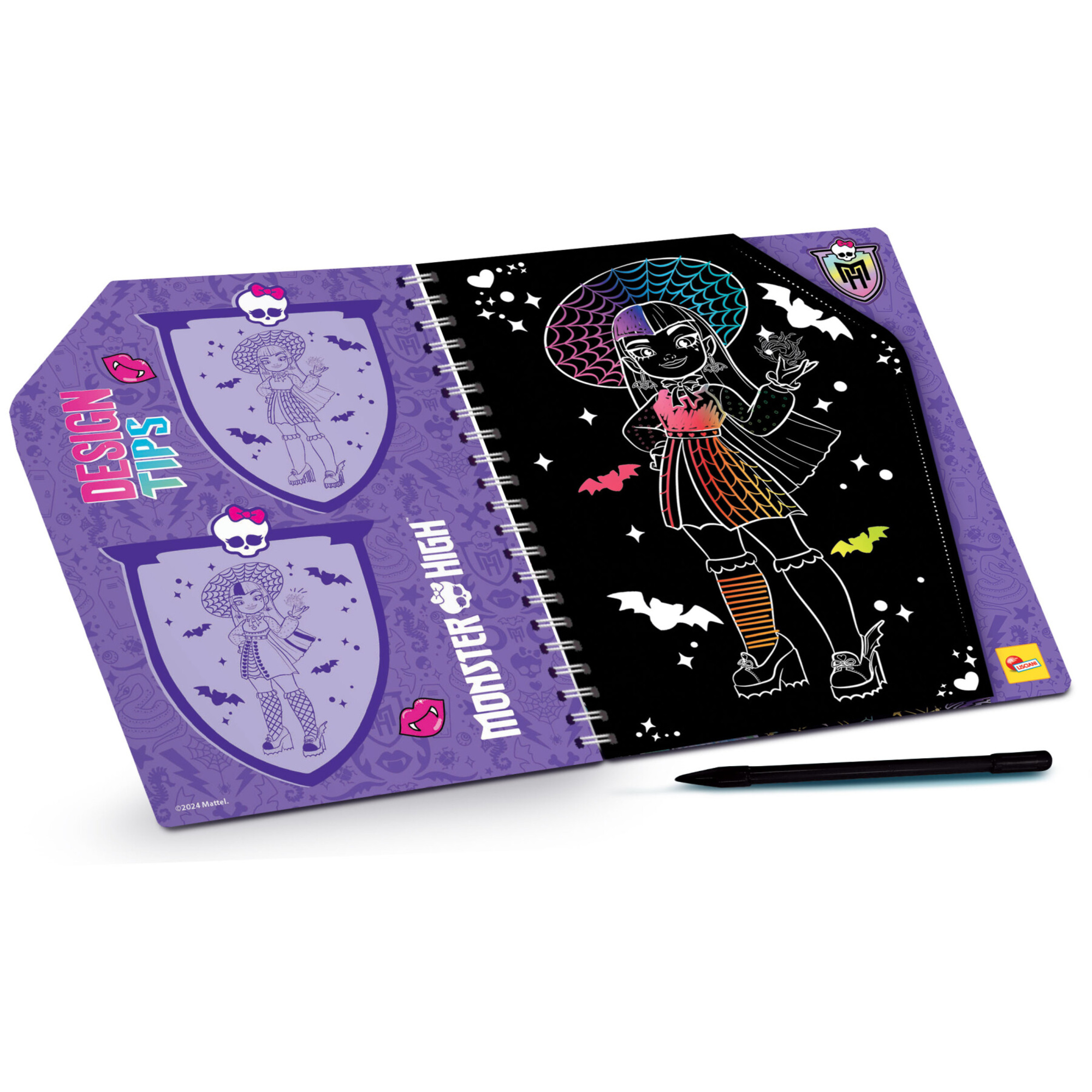 Monster high sketchbook monster hug scratch reveal - LISCIANI, Monster High