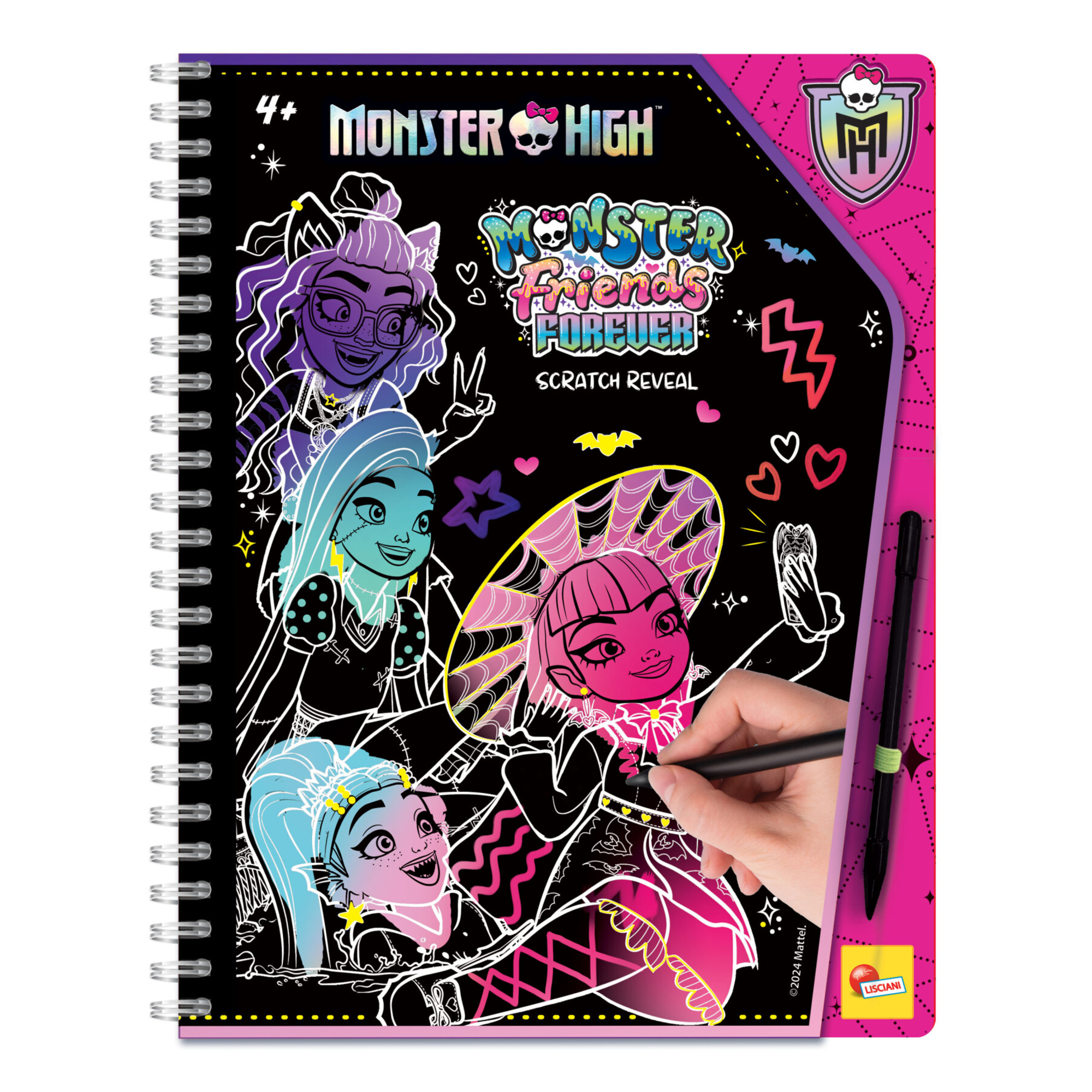 Monster high sketchbook monster friends forever scratch reveal - LISCIANI, Monster High