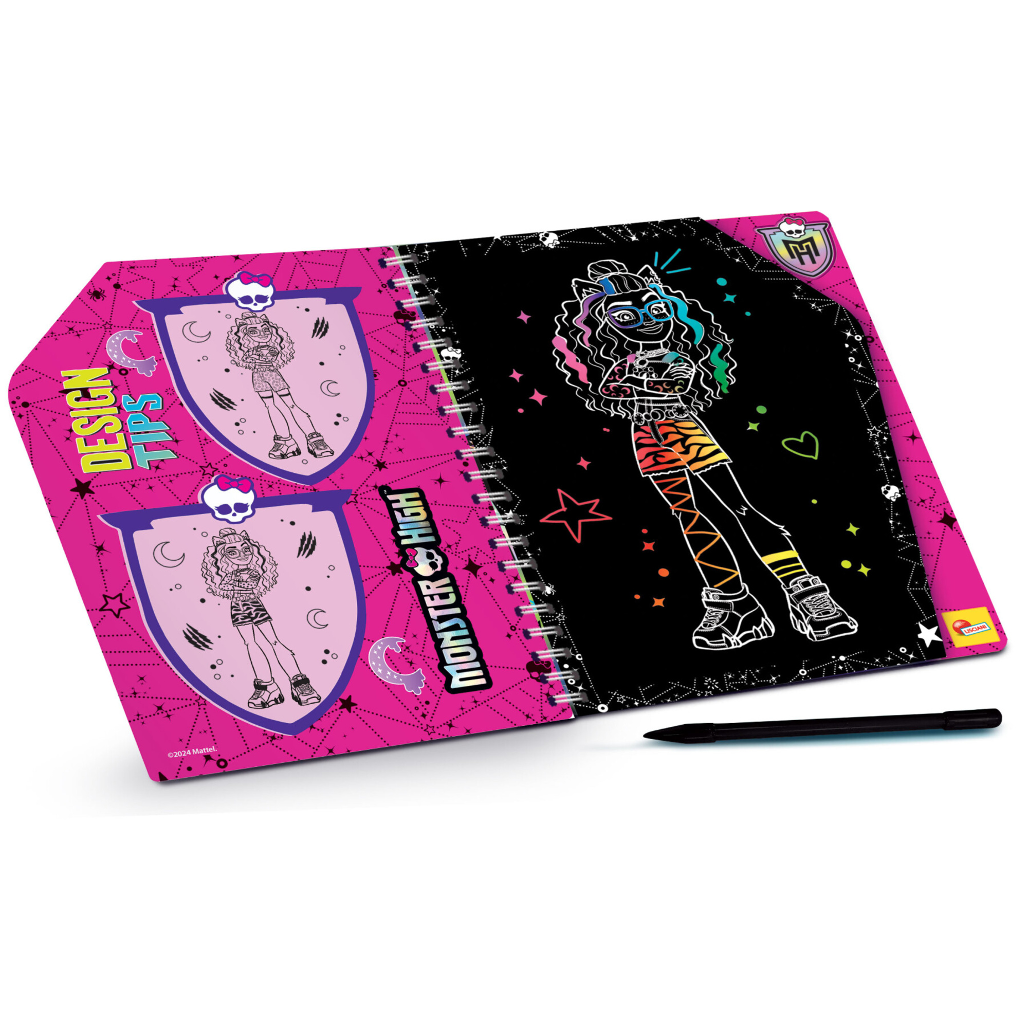 Monster high sketchbook monster friends forever scratch reveal - LISCIANI, Monster High