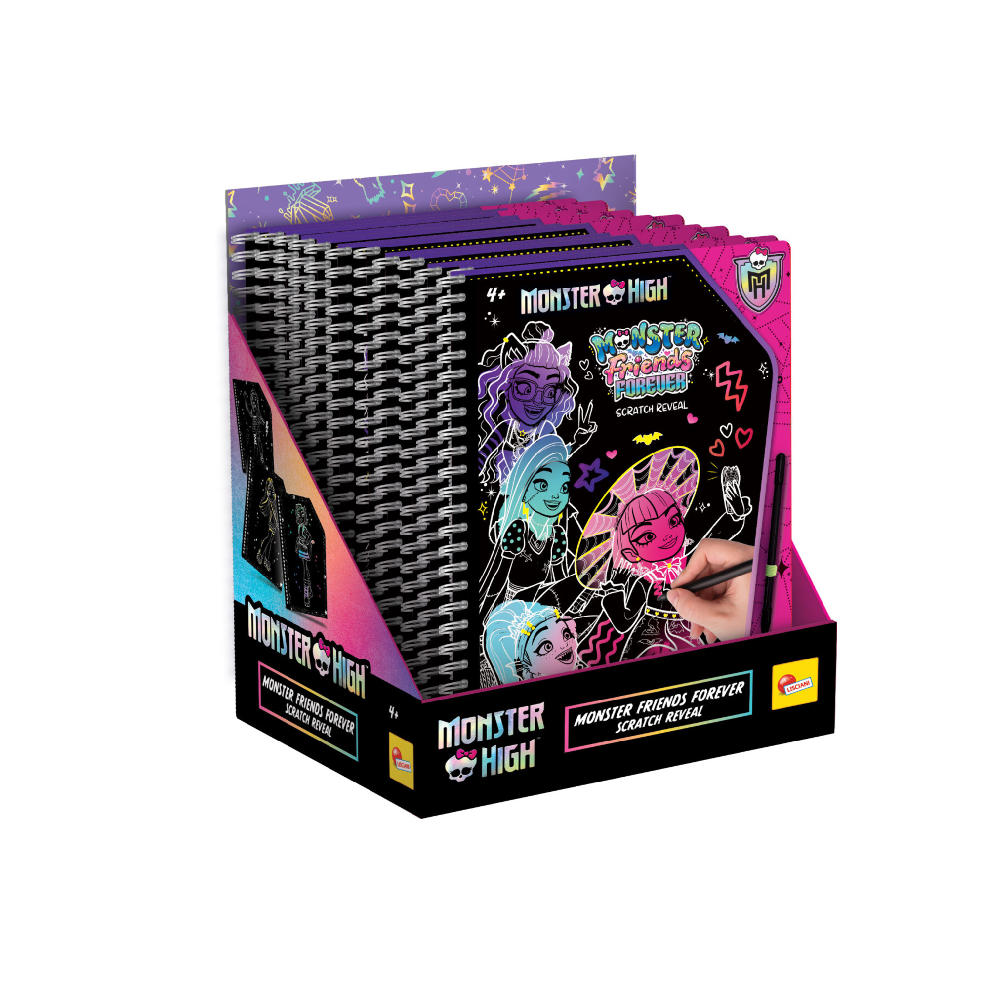 Monster high sketchbook monster friends forever scratch reveal - LISCIANI, Monster High