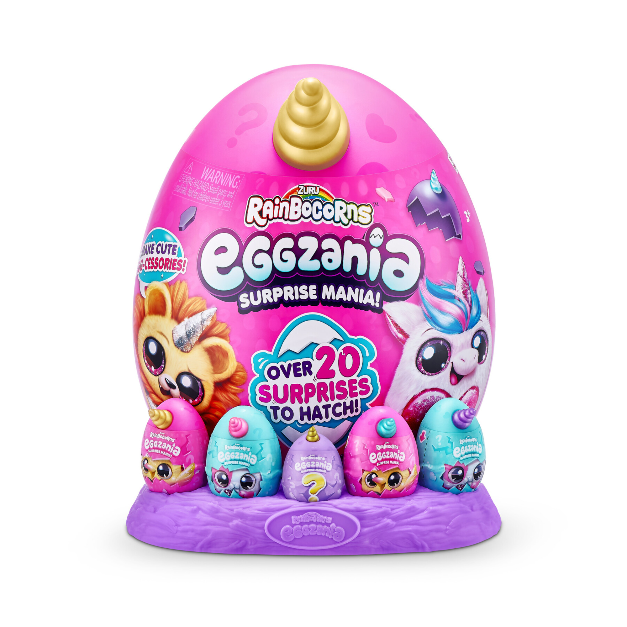 Rainbocorns - eggzania surprise plush mania di zuru - 