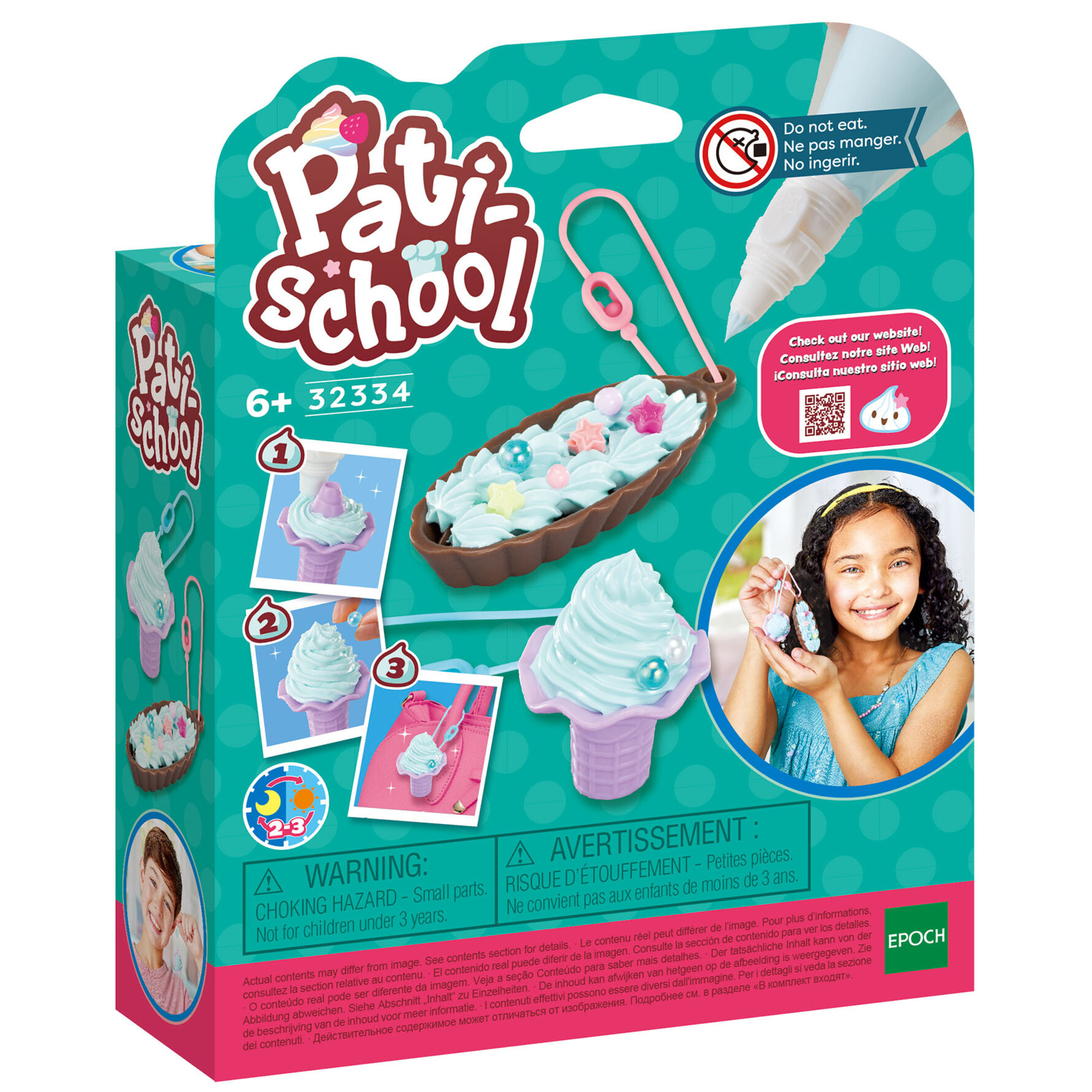 Pati school -  glassa, decora e crea! creations kit - party in rosa - 