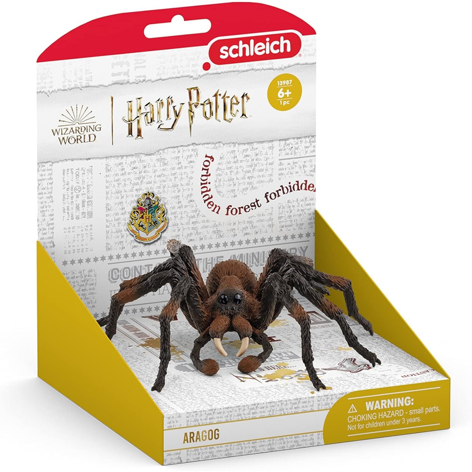 Schleich 13987 aragog, da 6 anni, wizarding world - figura, 17 x 8 x 14 cm - Harry Potter, Schleich