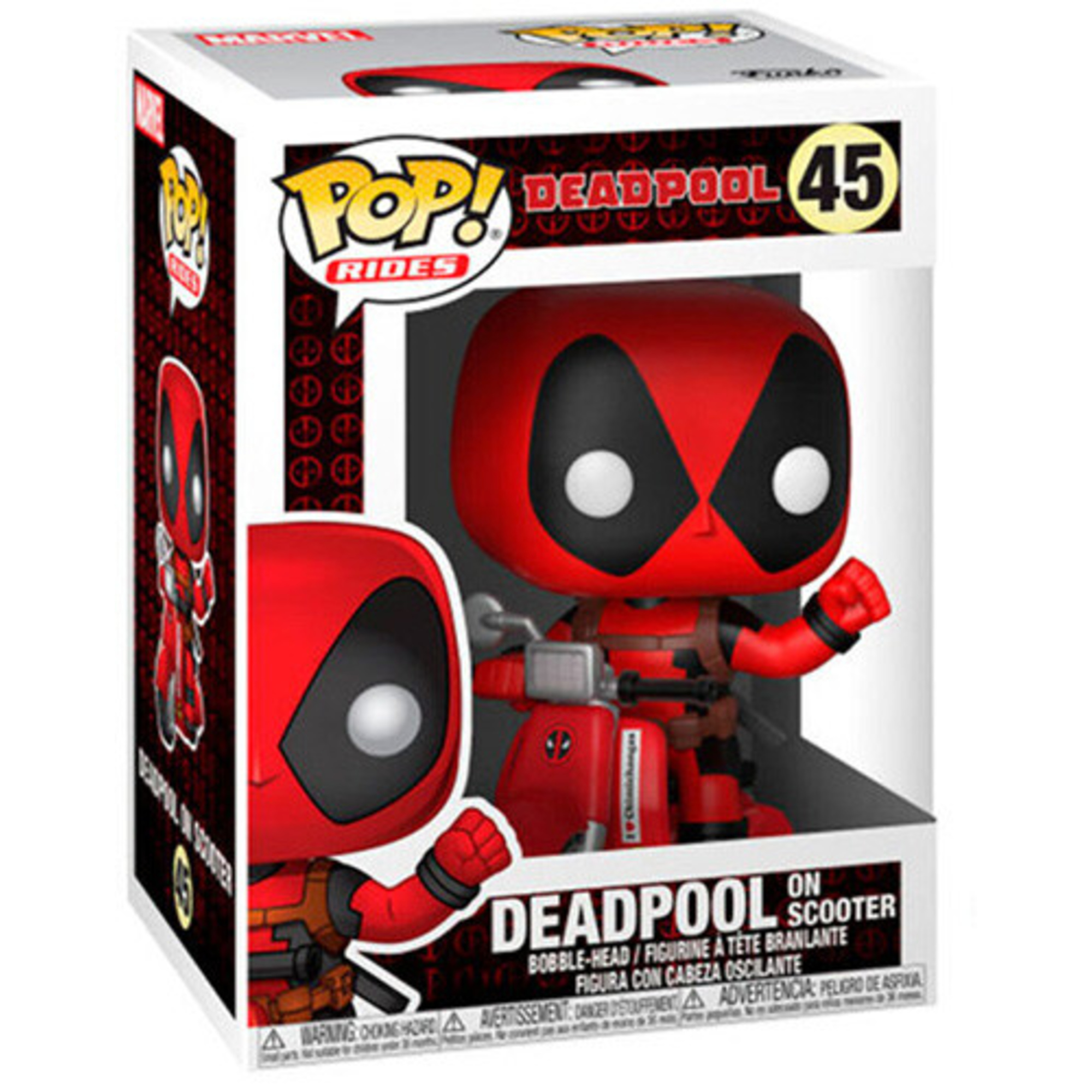 Funko pop deadpool on scooter bobble 45. - Avengers