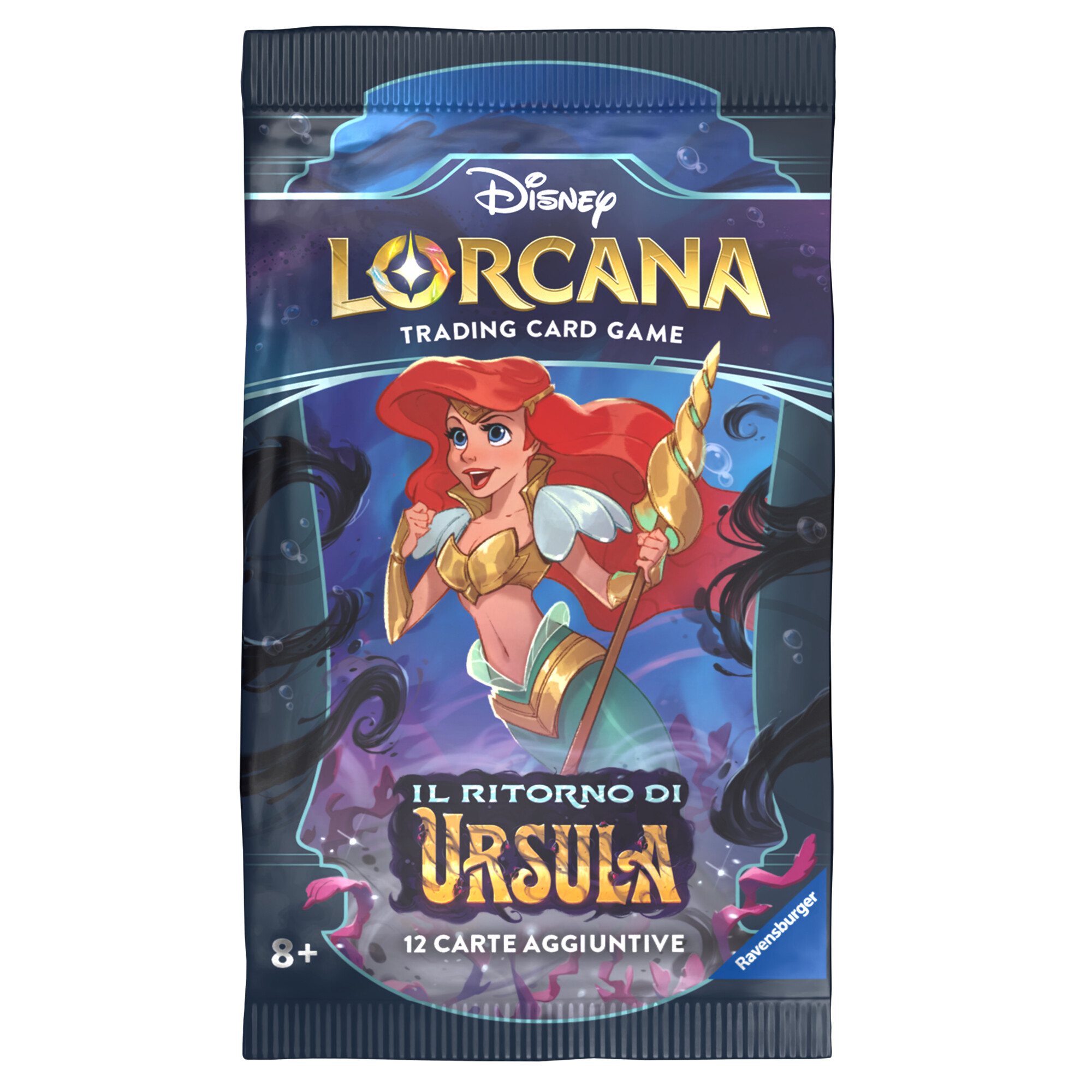 Lorcana disney  - bustina da 12 carte - il ritorno di ursula - Lorcana