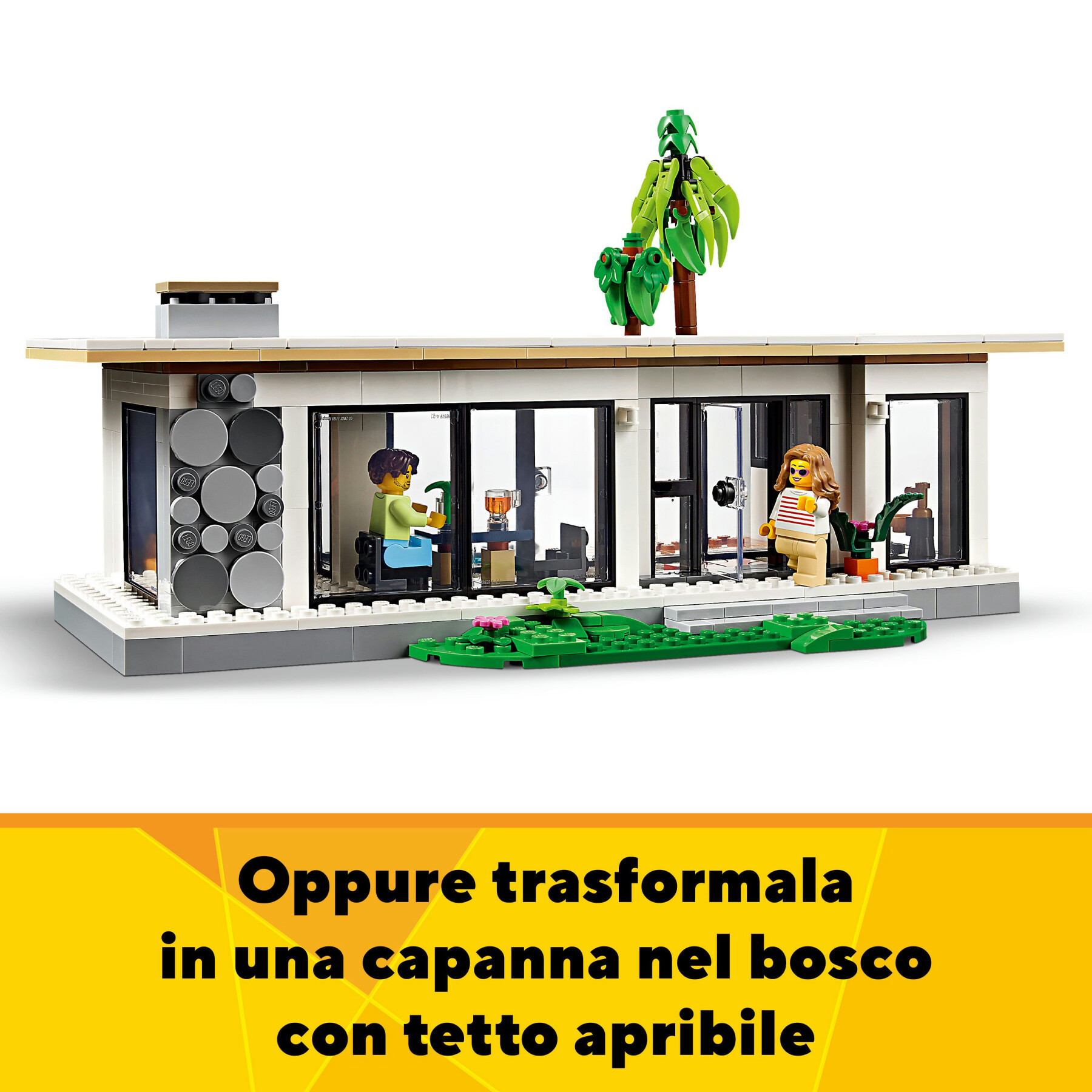 Lego creator 3 in 1 31153 casa moderna, 3 modellini di abitazioni da costruire, giochi per bambini 9+, idea regalo compleanno - LEGO CREATOR, Lego