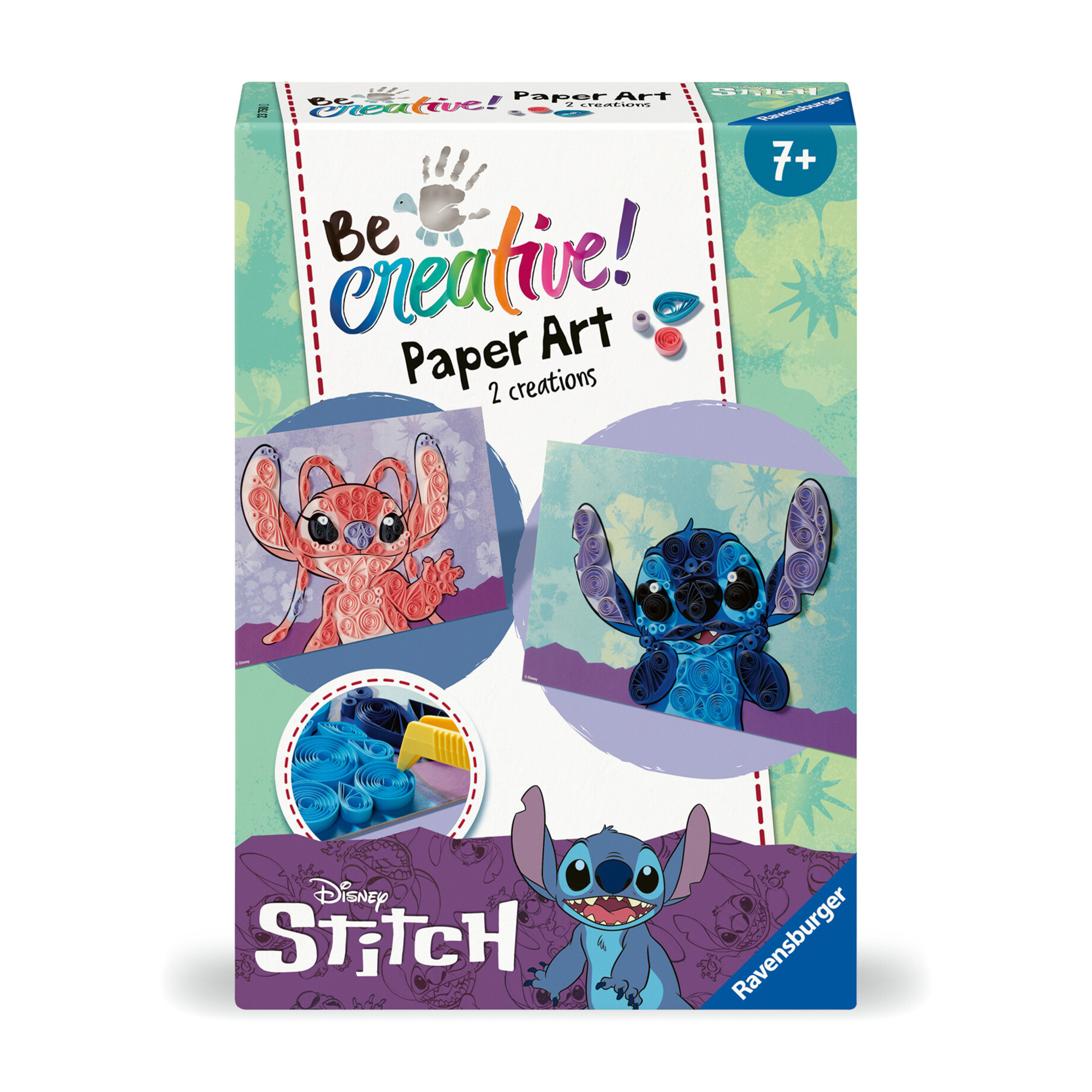 Ravensburger - be creative: paper art stich, bricolage 7+ - RAVENSBURGER