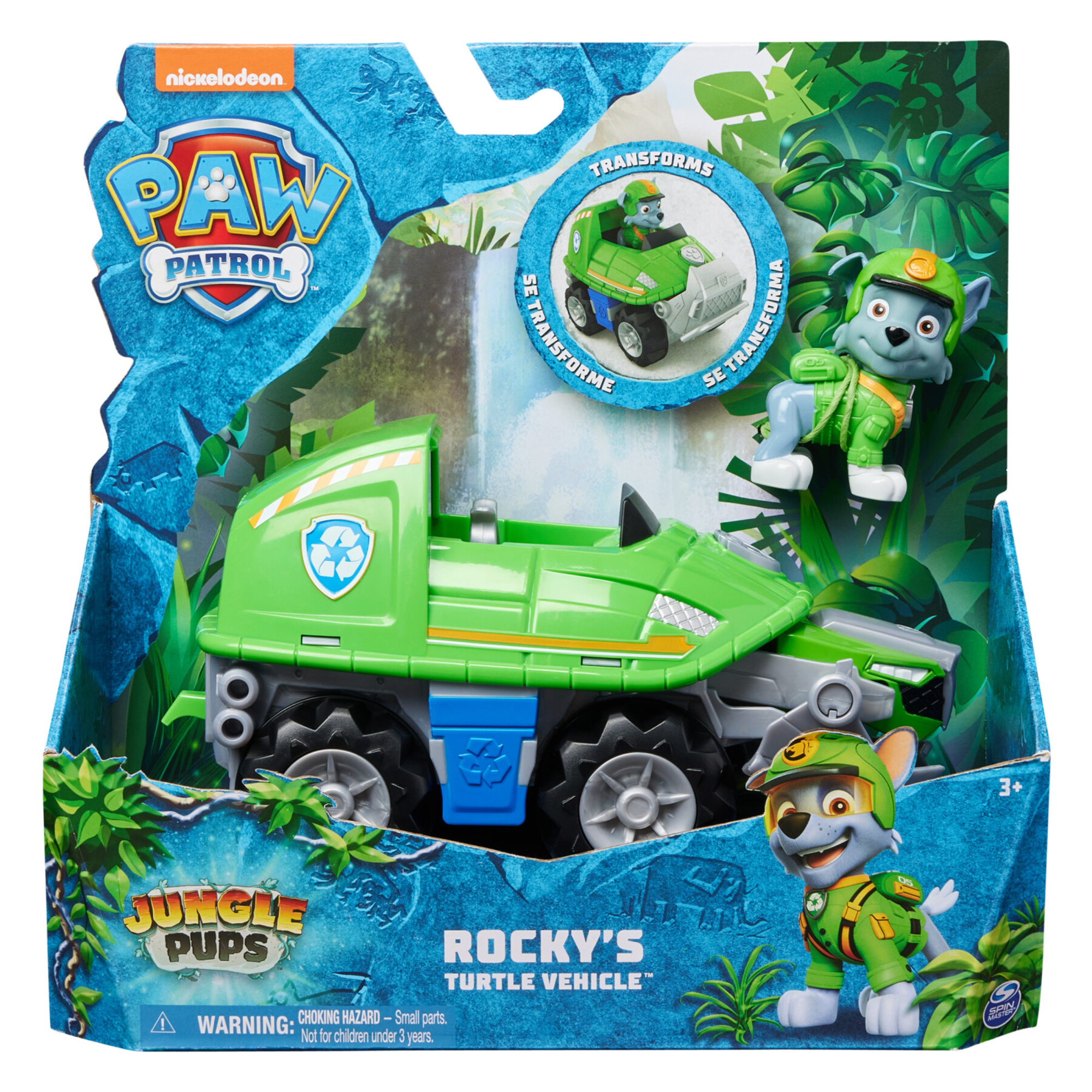 Paw patrol jungle pups, veicolo turtle di rocky - Paw Patrol