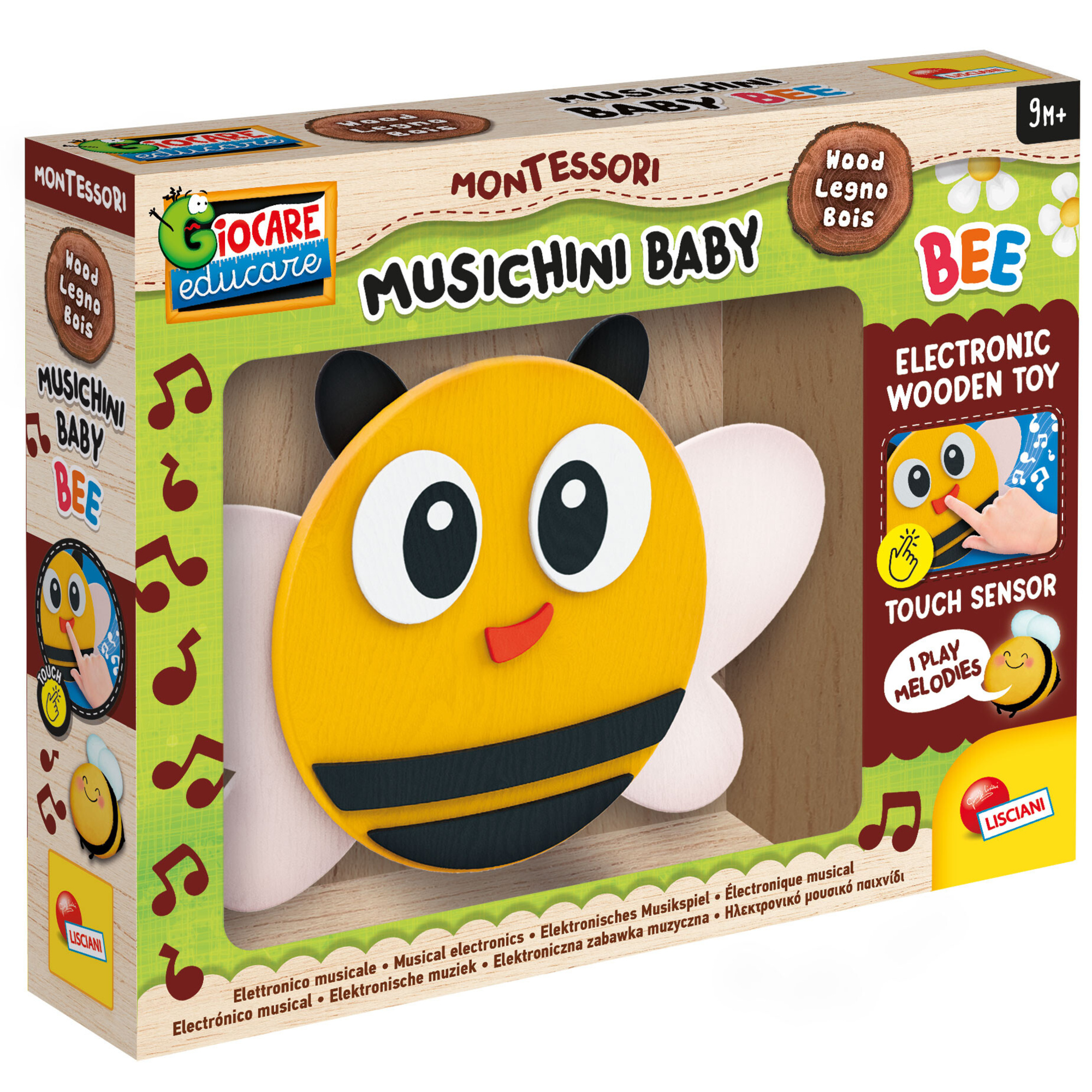 Montessori wood musichini bee - LISCIANI