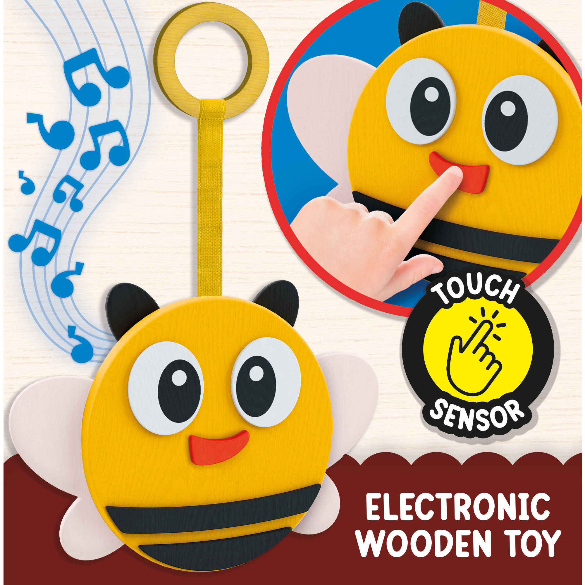 Montessori wood musichini bee - LISCIANI