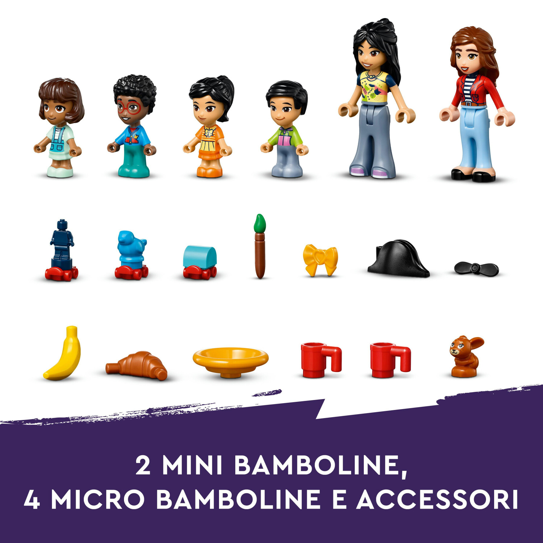 Lego friends 42636 l’asilo nido di heartlake city, giochi educativi per bambini 4+ con 6 personaggi e un coniglio, idea regalo - LEGO FRIENDS