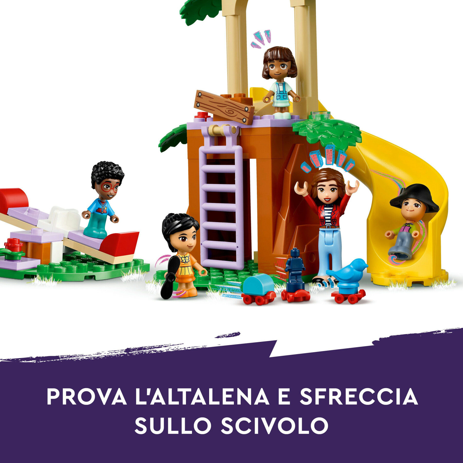 Lego friends 42636 l’asilo nido di heartlake city, giochi educativi per bambini 4+ con 6 personaggi e un coniglio, idea regalo - LEGO FRIENDS