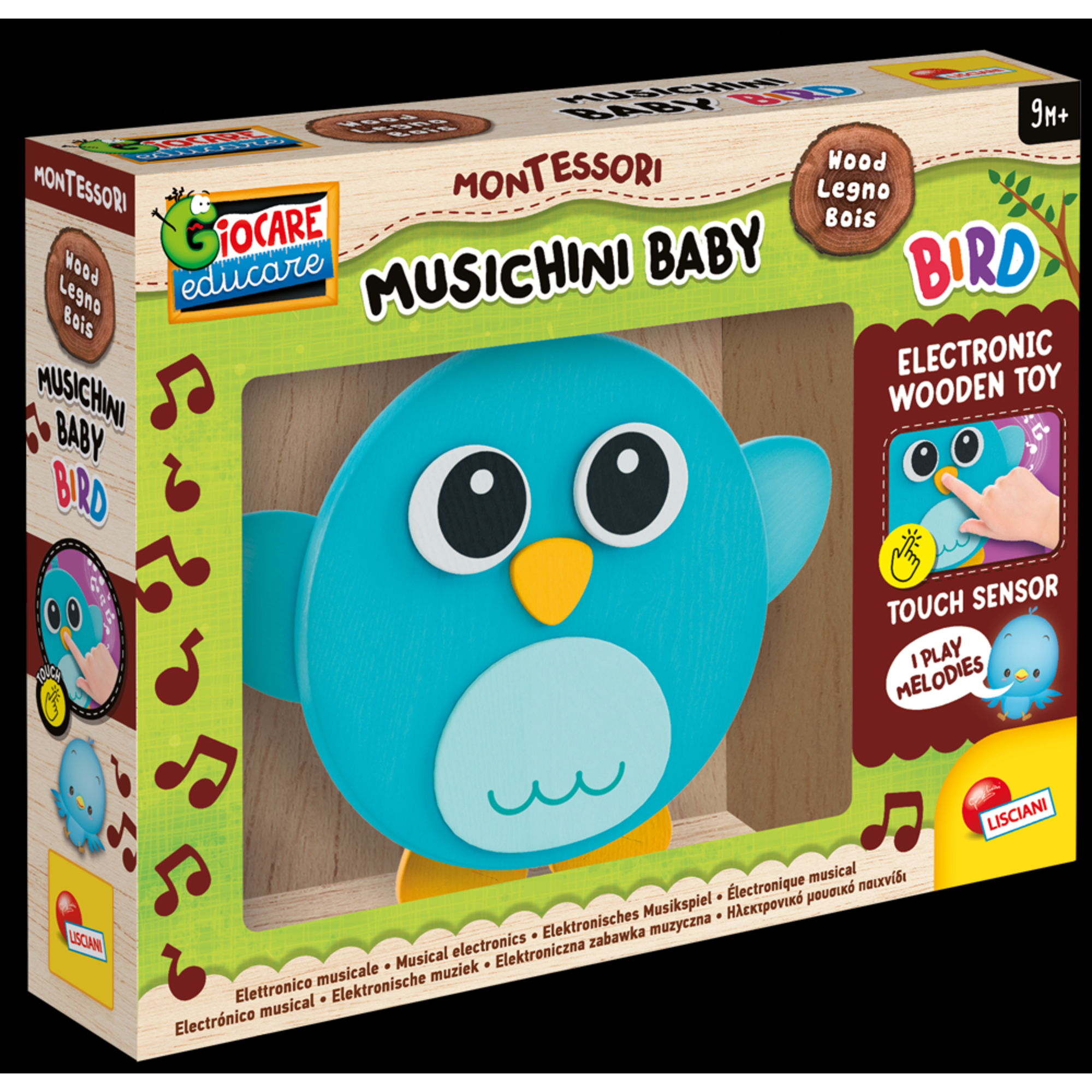 Montessori wood musichini bird - LISCIANI