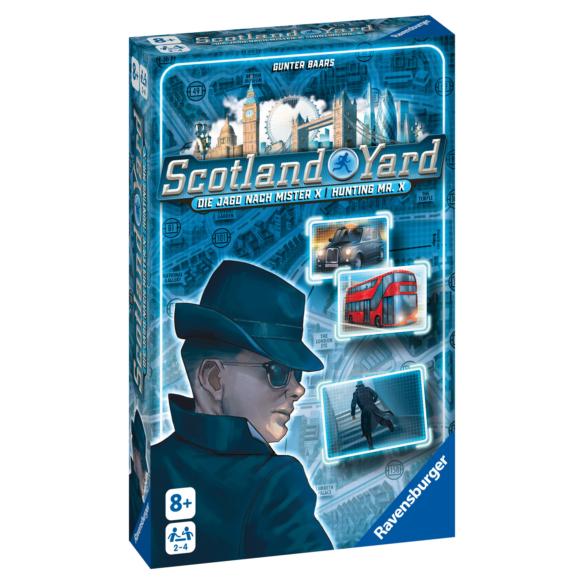 Ravensburger - scotland yard refresh bag, gioco tascabile, 2- 5 giocatori, 6+ anni - RAVENSBURGER